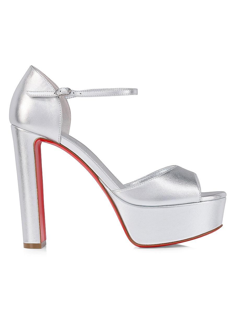 Womens Sandaloo 130MM Leather Sandals Product Image