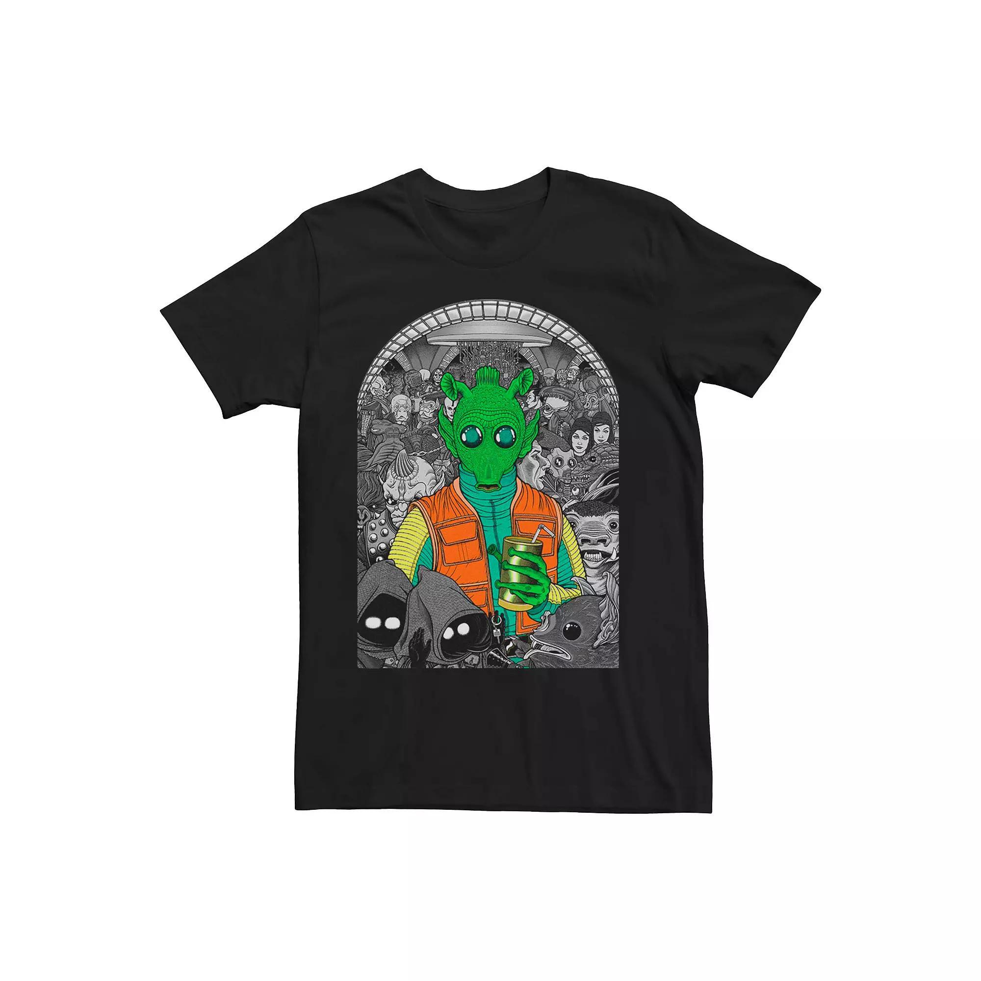 Men's Star Wars Rebel Symbol Rainbow Fade Graphic Tee, Size: Medium, Grey Heather Product Image