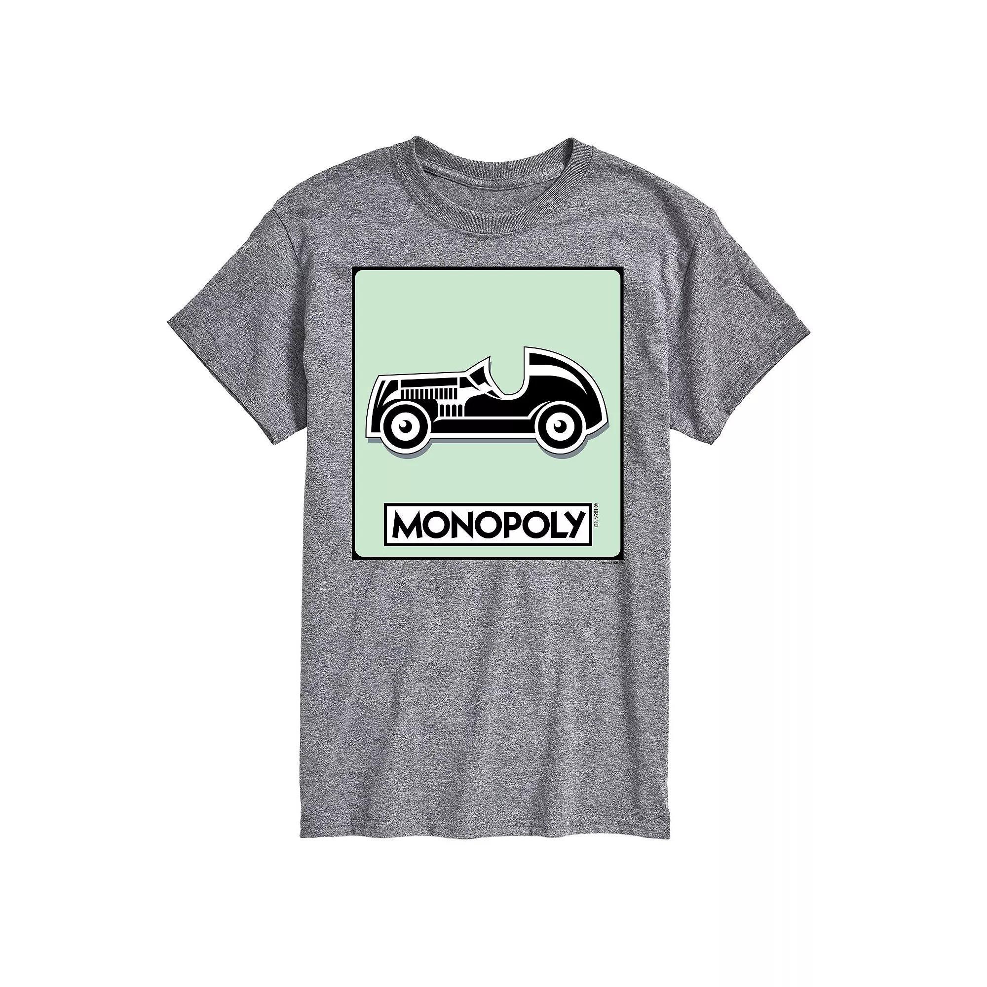 Big & Tall Monopoly Car Game Token Graphic Tee, Mens Product Image