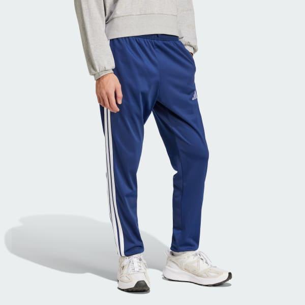 Men's adidas 3-Stripes Tricot Tapered Track Pants, Size: Small, Black Product Image