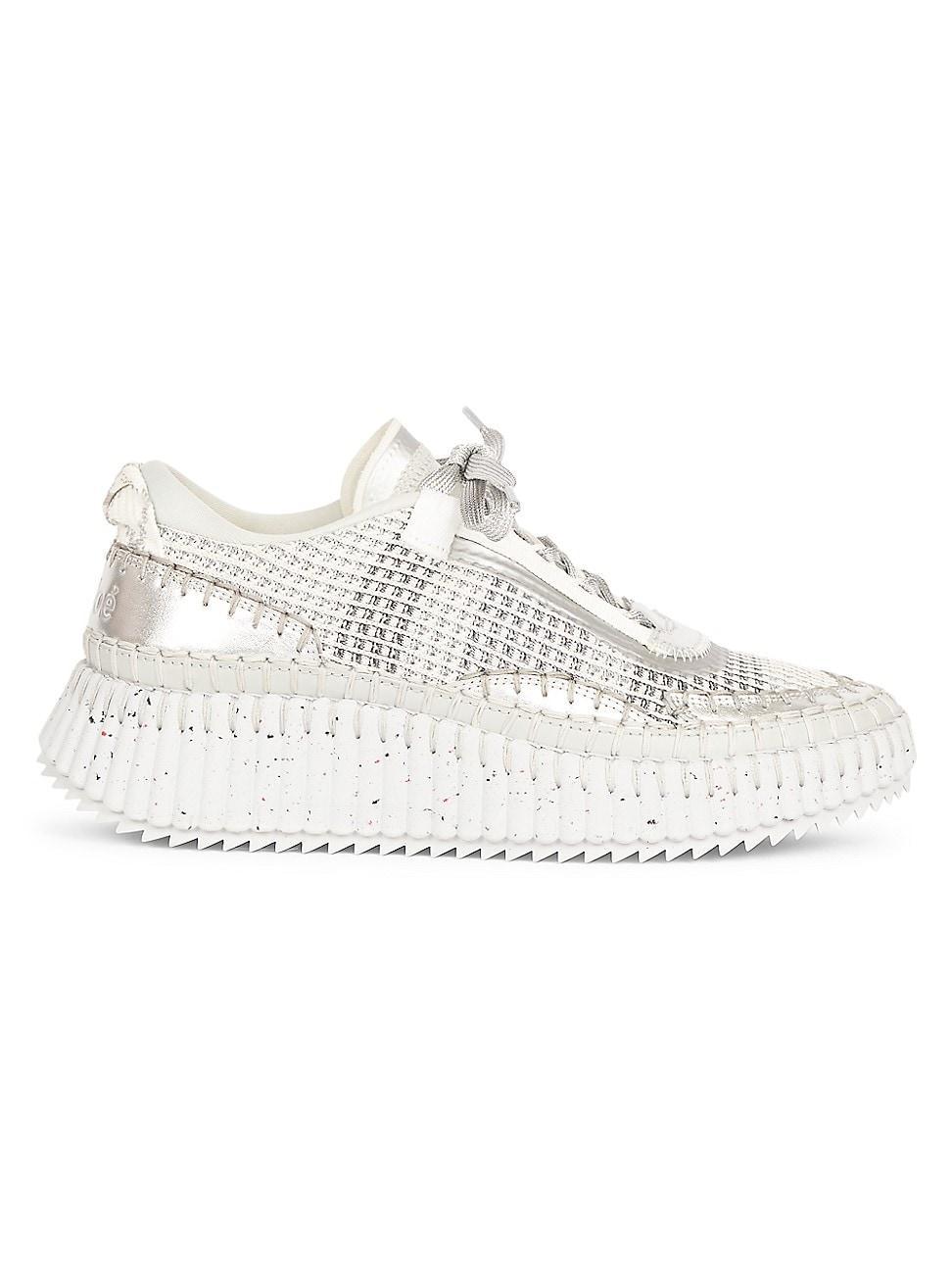 Womens Nama Mixed Media Platform Sneakers Product Image