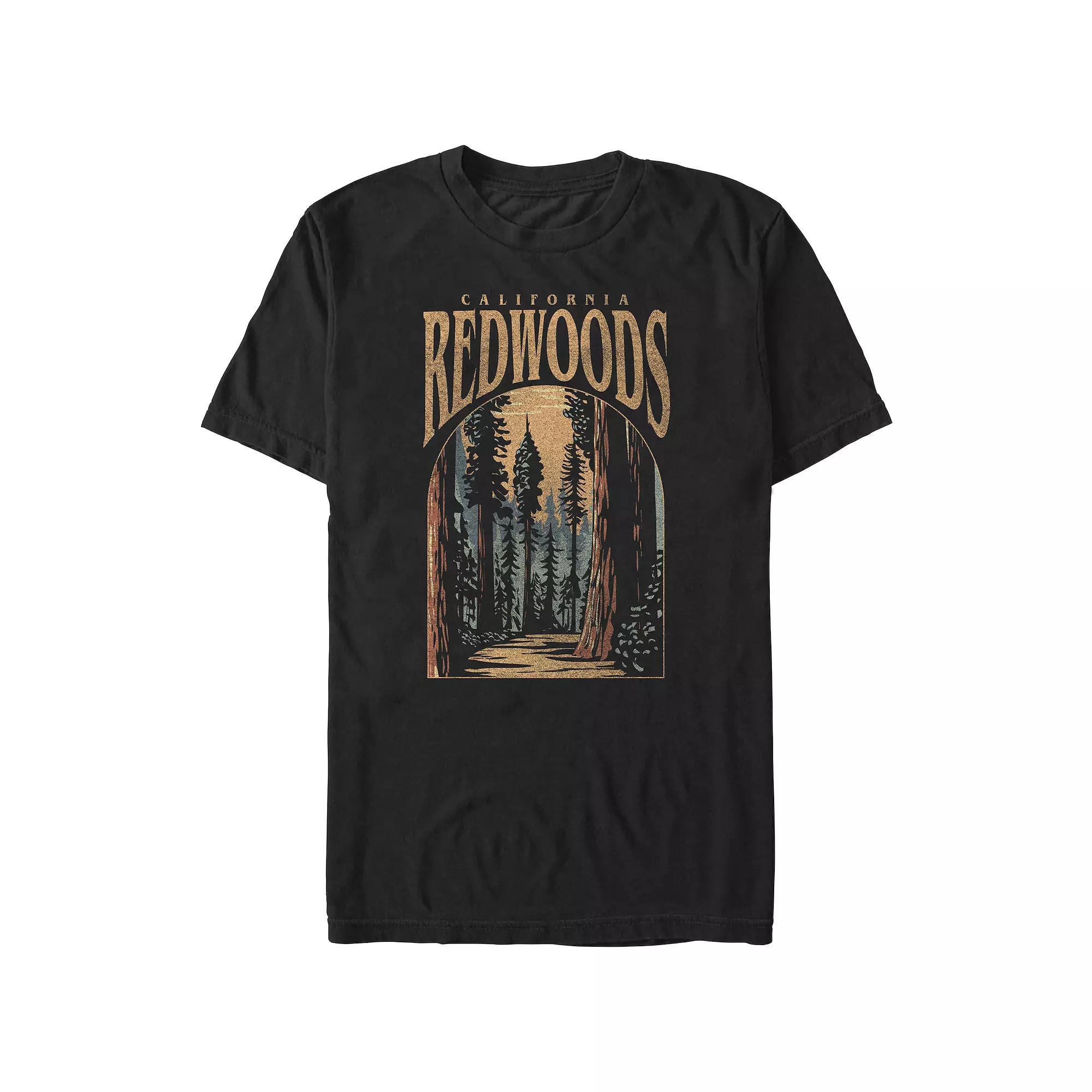 Big & Tall California Redwoods Graphic Tee, Men's, Size: 4XB, Black Product Image