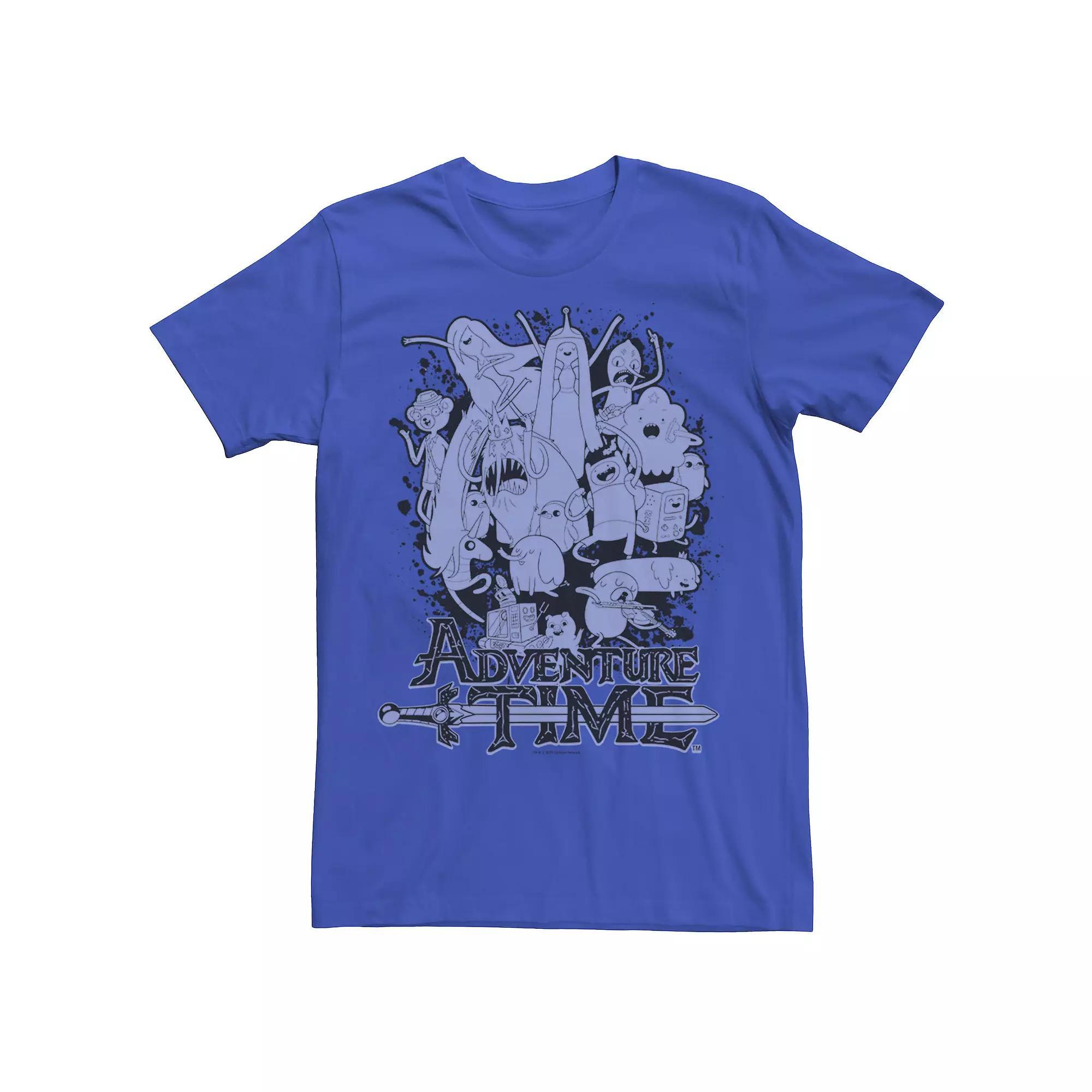 Men's Cartoon Network Adventure Time Splash Tee, Size: XL, Kelly Product Image
