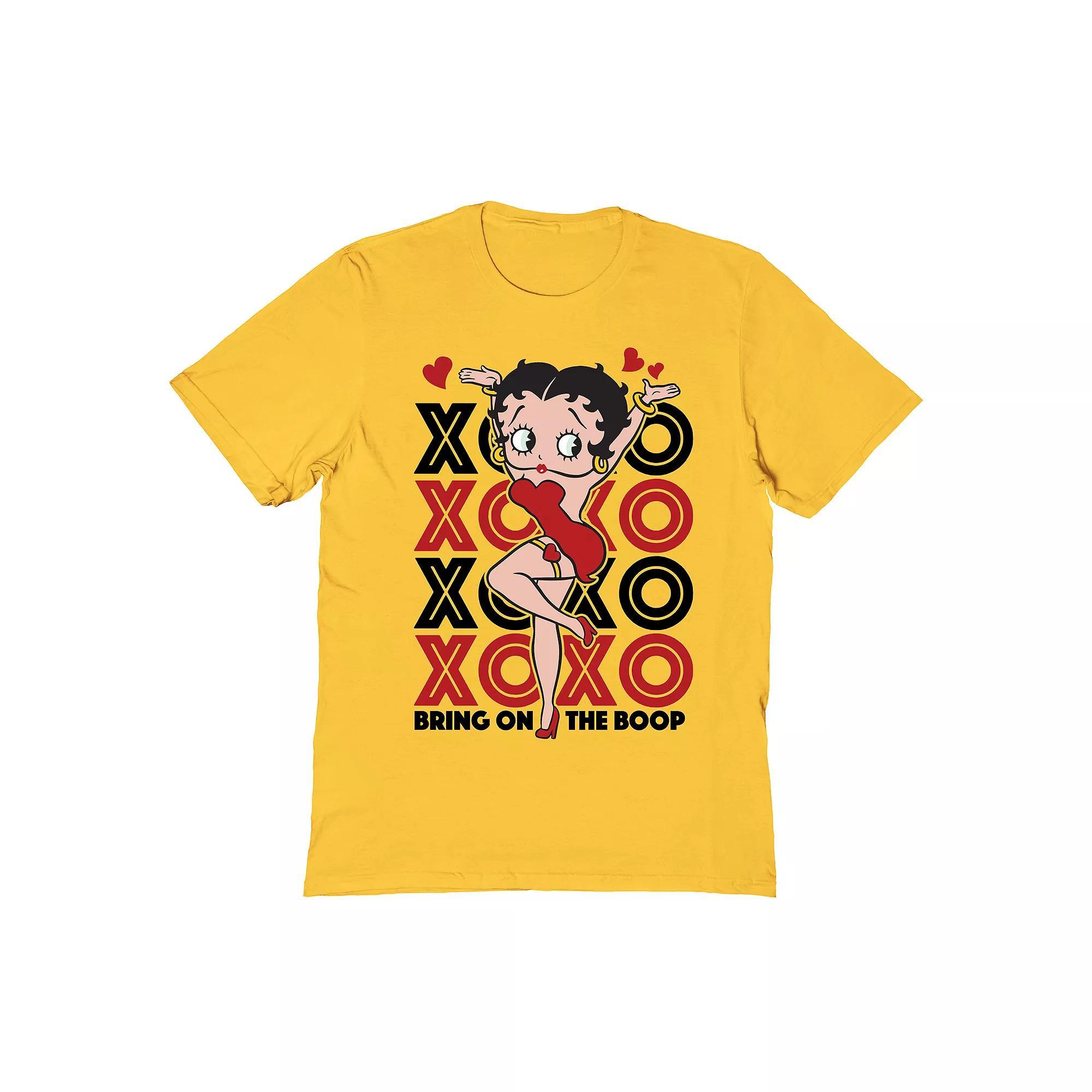 Men's Betty Boop T-Shirt, Size: XXL, Sport Grey Product Image
