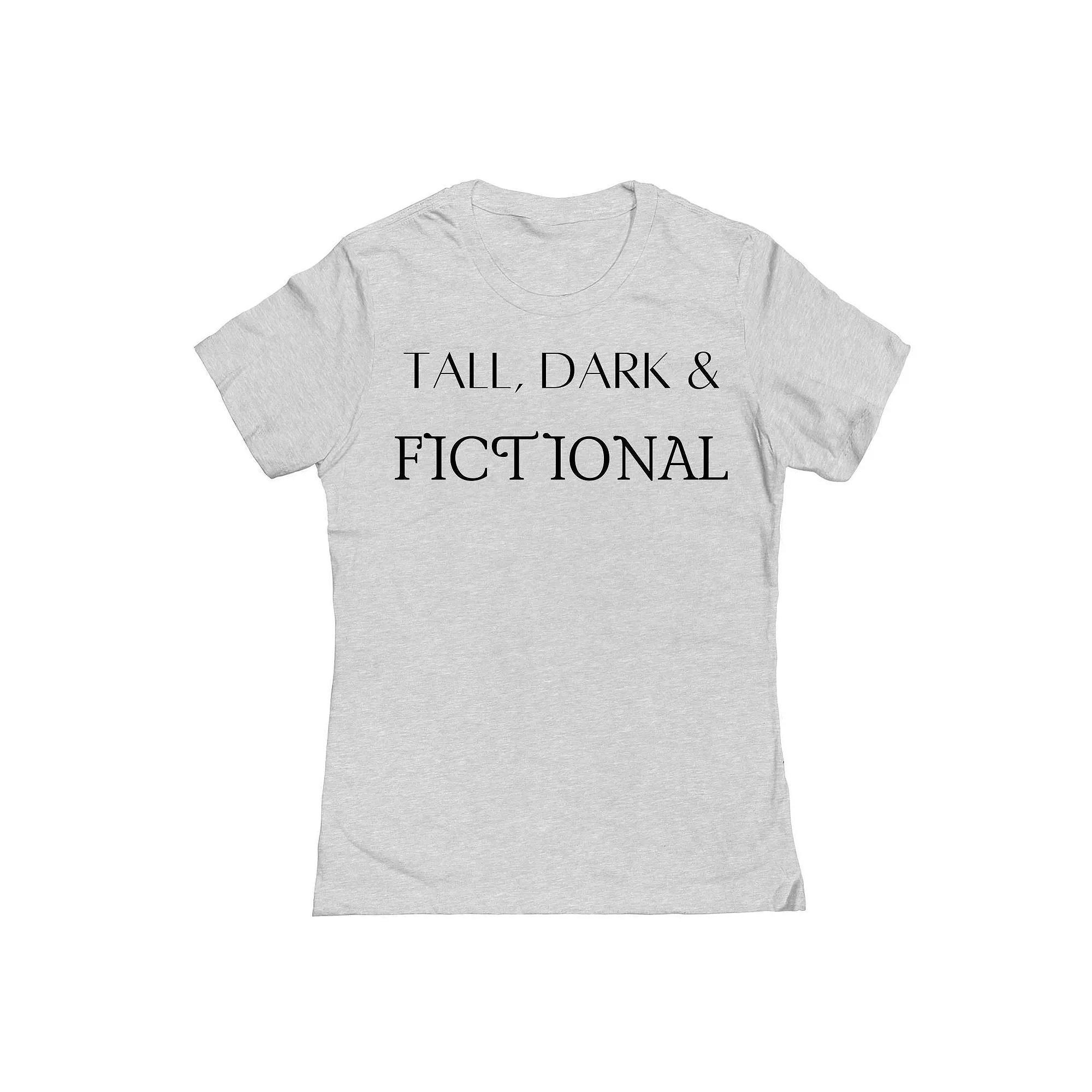 Junior's Tall Dark And Fictional Graphic Tee, Women's, Size: XXL, Grey Gray Product Image
