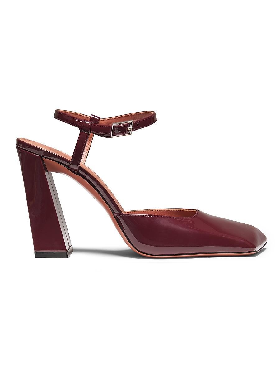 Womens Charlotte 95MM Patent Leather Pumps Product Image