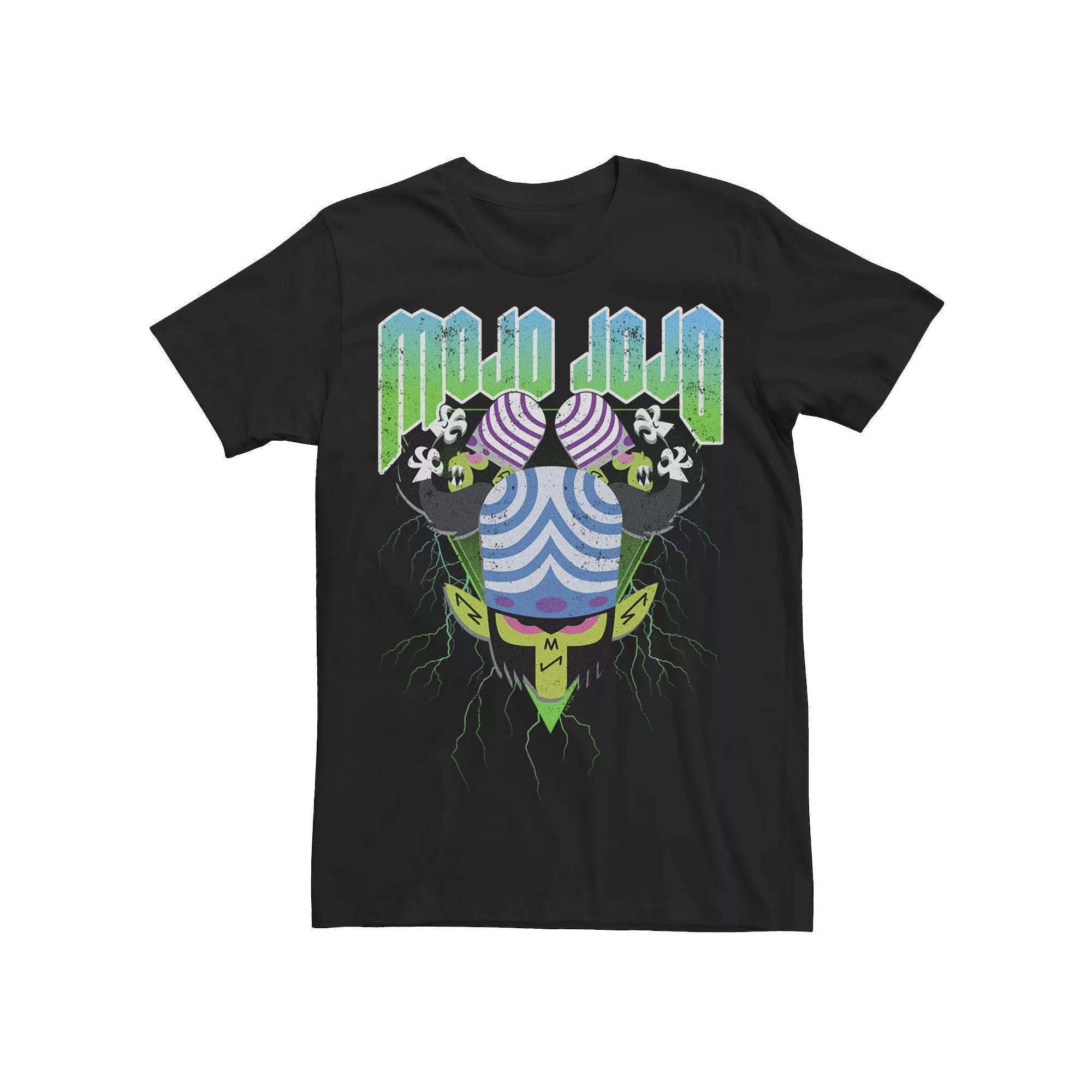 Men's Powerpuff Girls Mojo Jojo Electric Triangle Graphic Tee, Size: XXL, Black Product Image