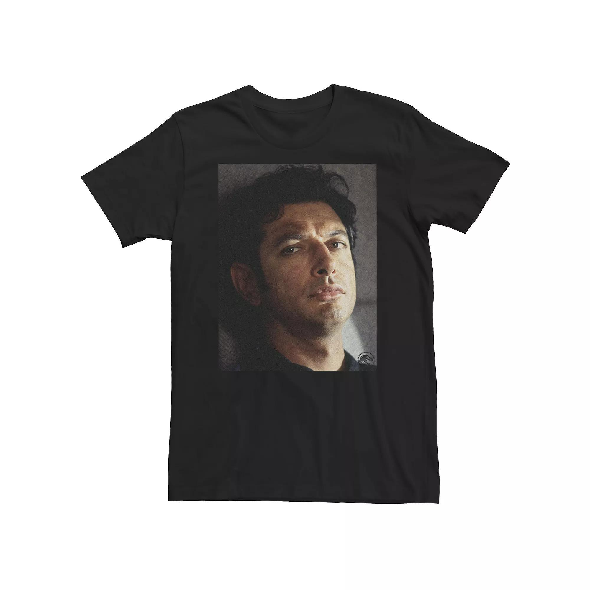 Big & Tall Jurassic Park Jeff Goldblum Stare Tee, Men's, Size: 4XL Tall, Black Product Image