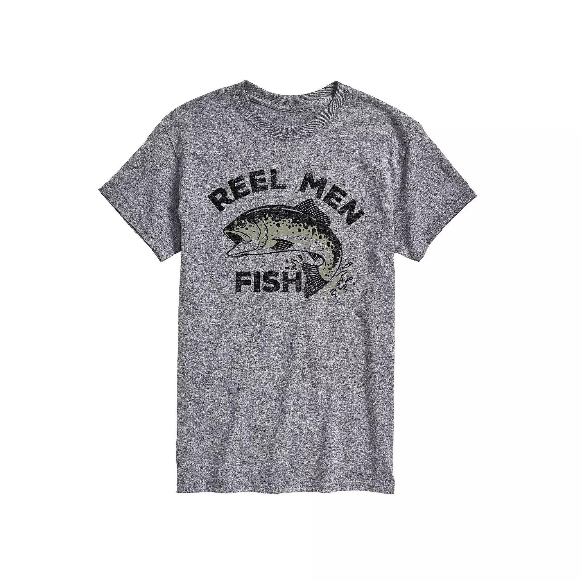 Big & Tall Reel Men Fish Tee, Mens Product Image