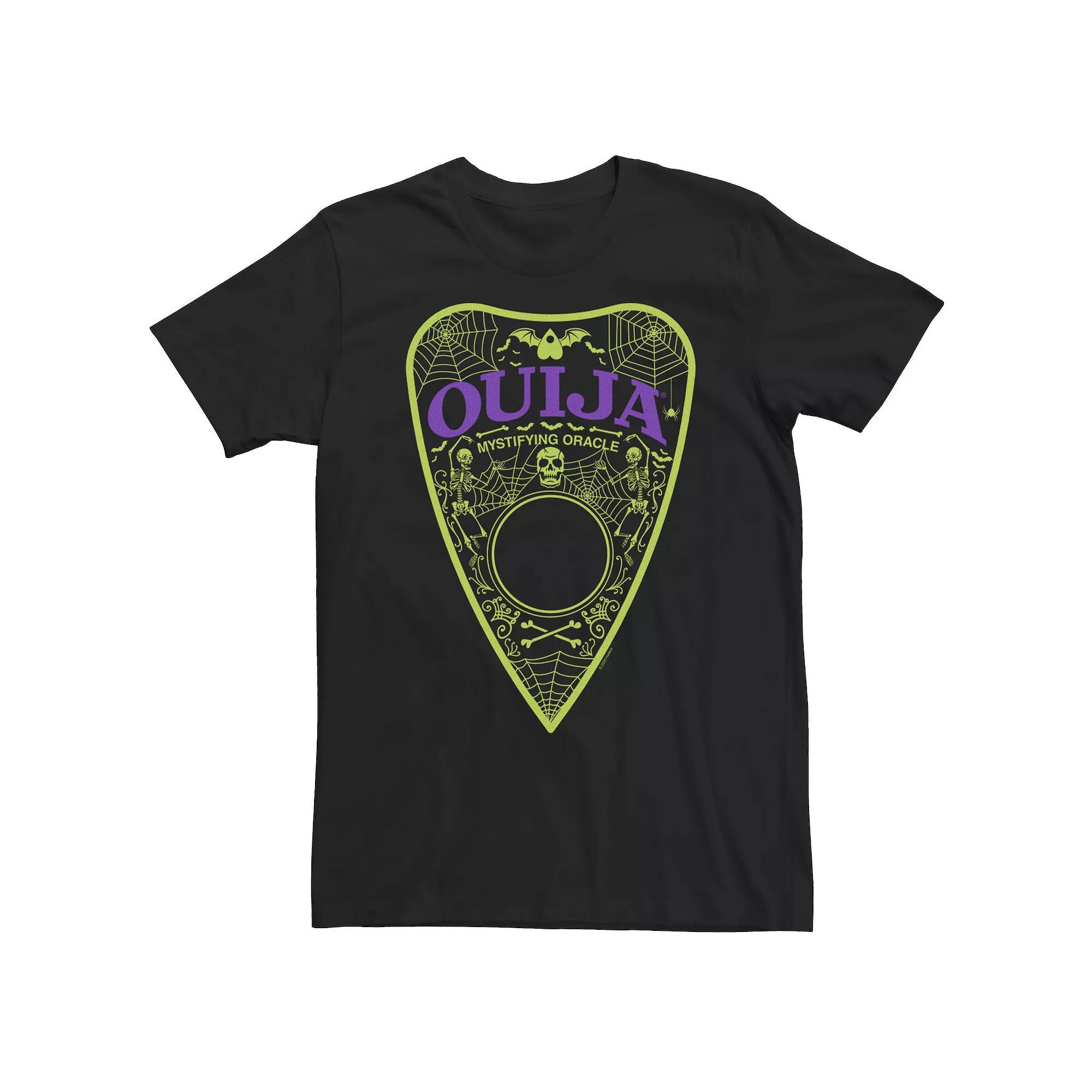 Big & Tall Ouija Neon Planchette Tee, Men's, Size: 5XL, Black Product Image
