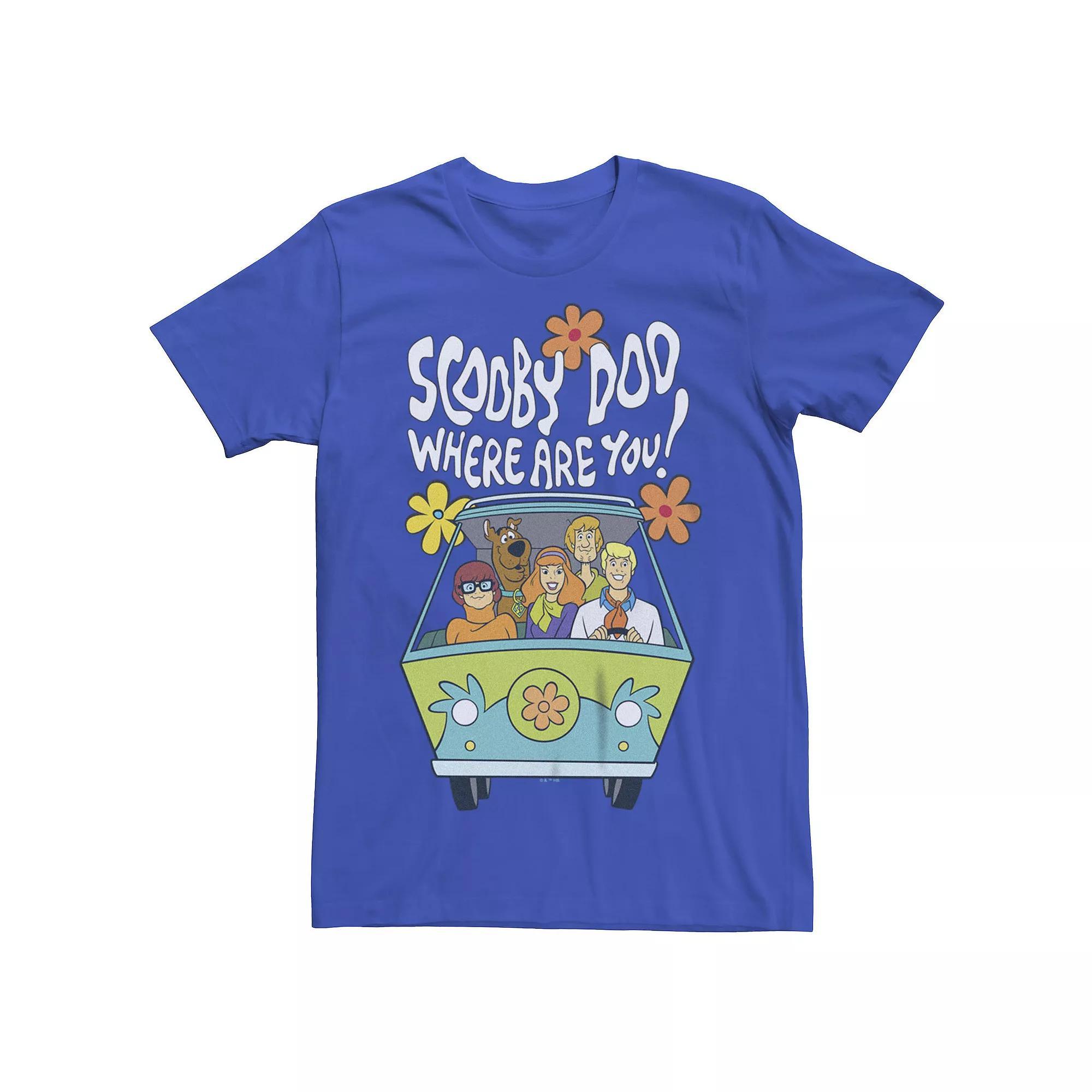 Men's Scooby-Doo Where Are You Road Trip Graphic Tee, Size: XL, Royal Product Image