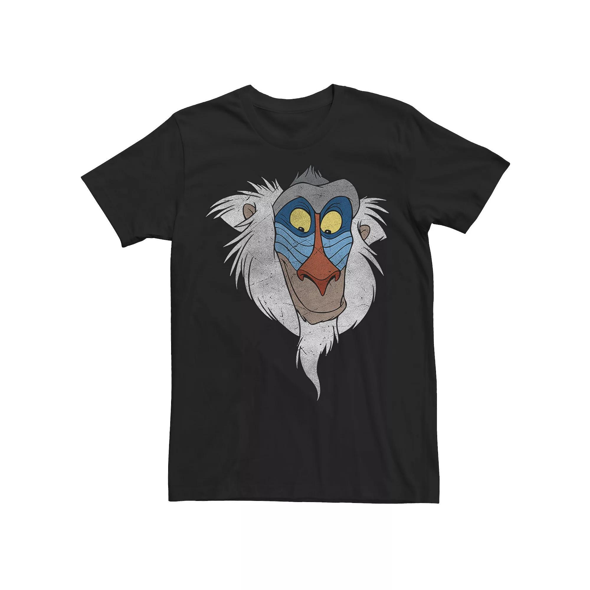 Big & Tall Disney Lion King Rafiki Big Face Tee, Men's, Size: 3XL Tall, Black Product Image