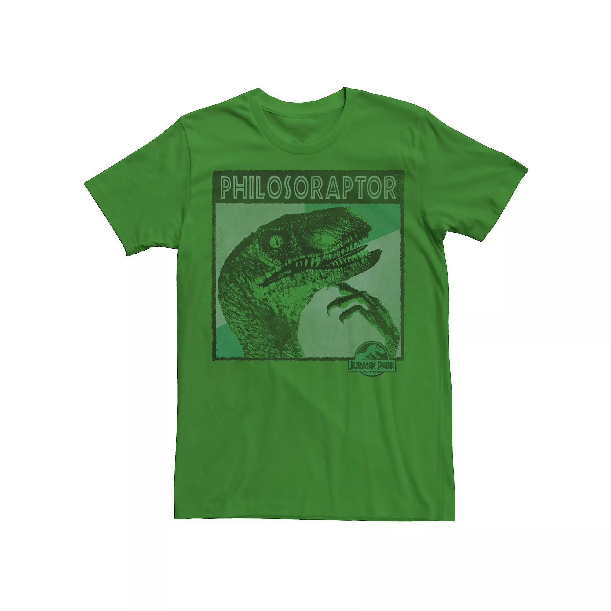 Mens Jurassic Park Philosoraptor Neon Colors Tee Product Image