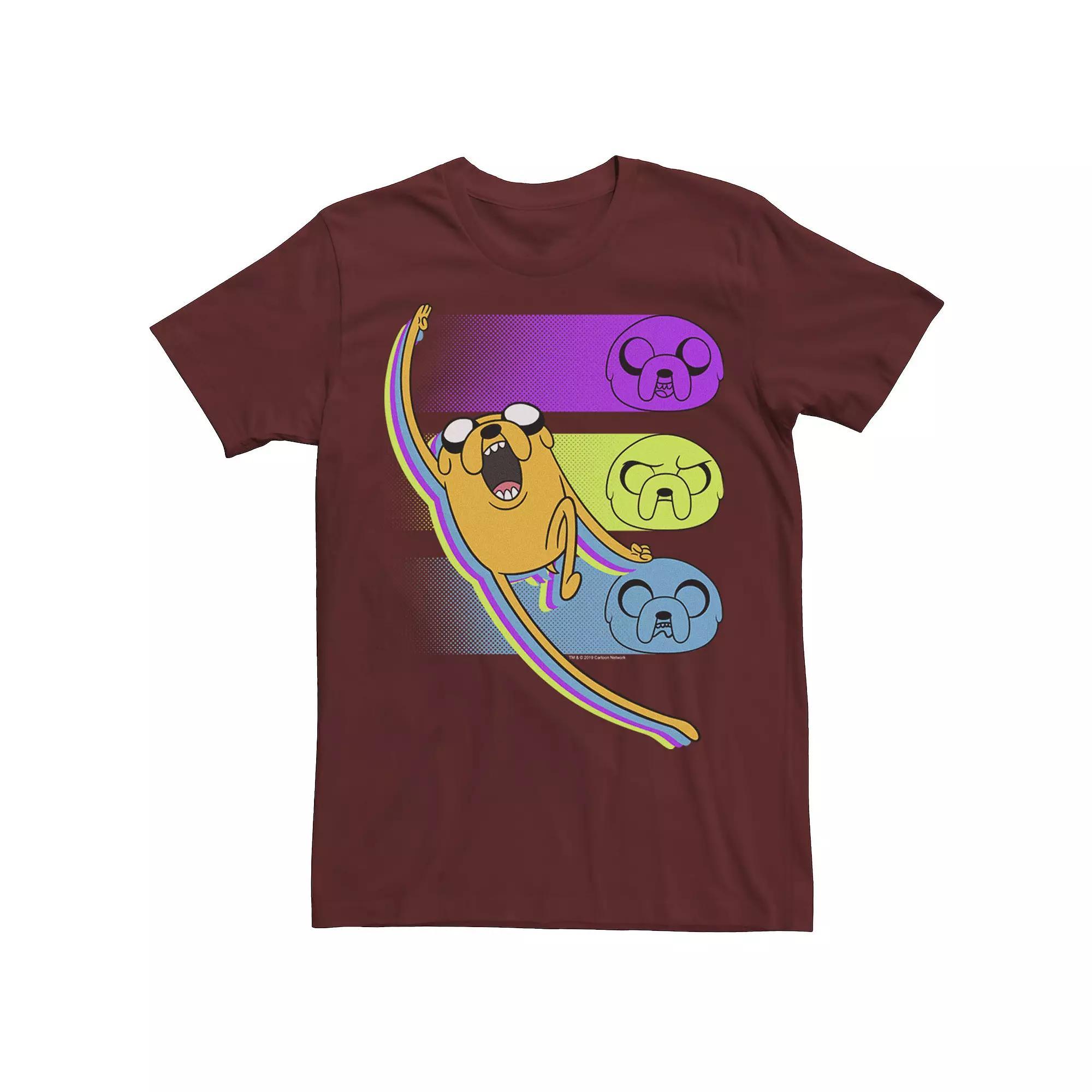 Men's CN Adventure Time Jake Emotions Tee, Size: XL, Red Product Image