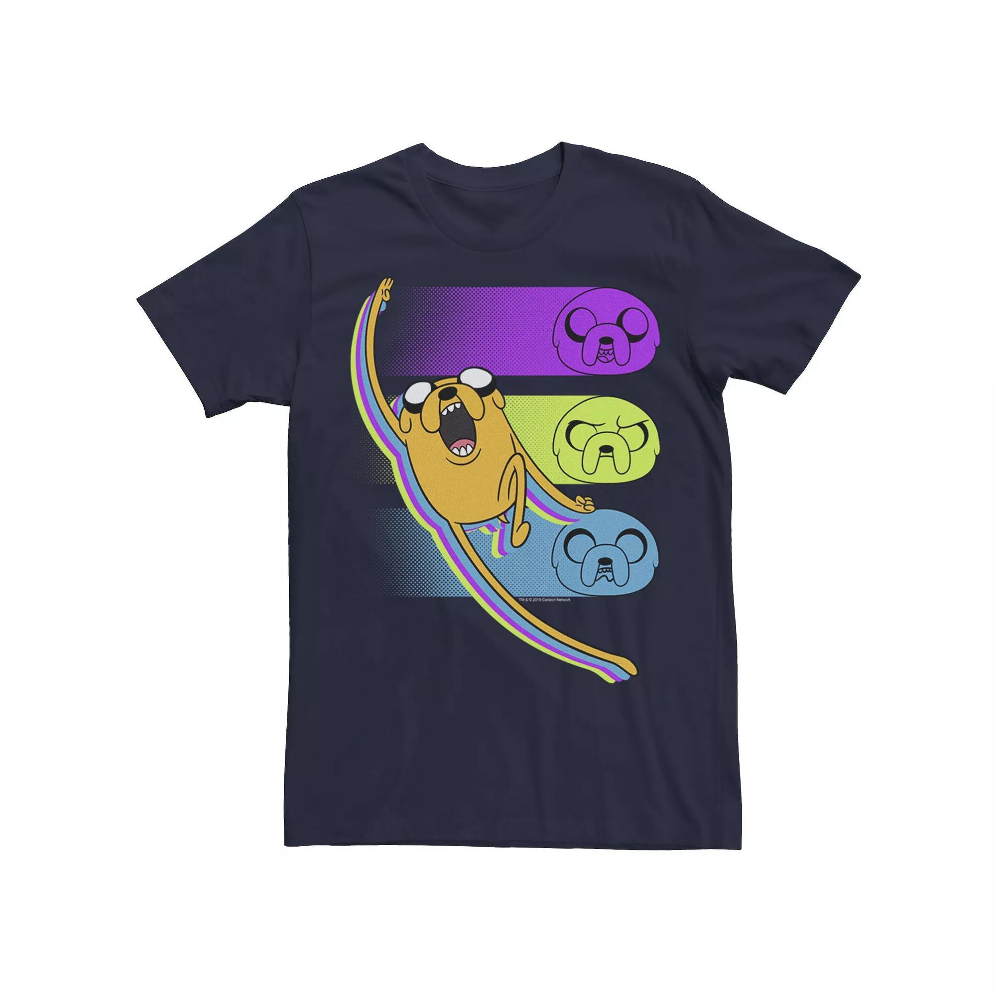 Men's CN Adventure Time Jake Emotions Tee, Size: XL, Red Product Image