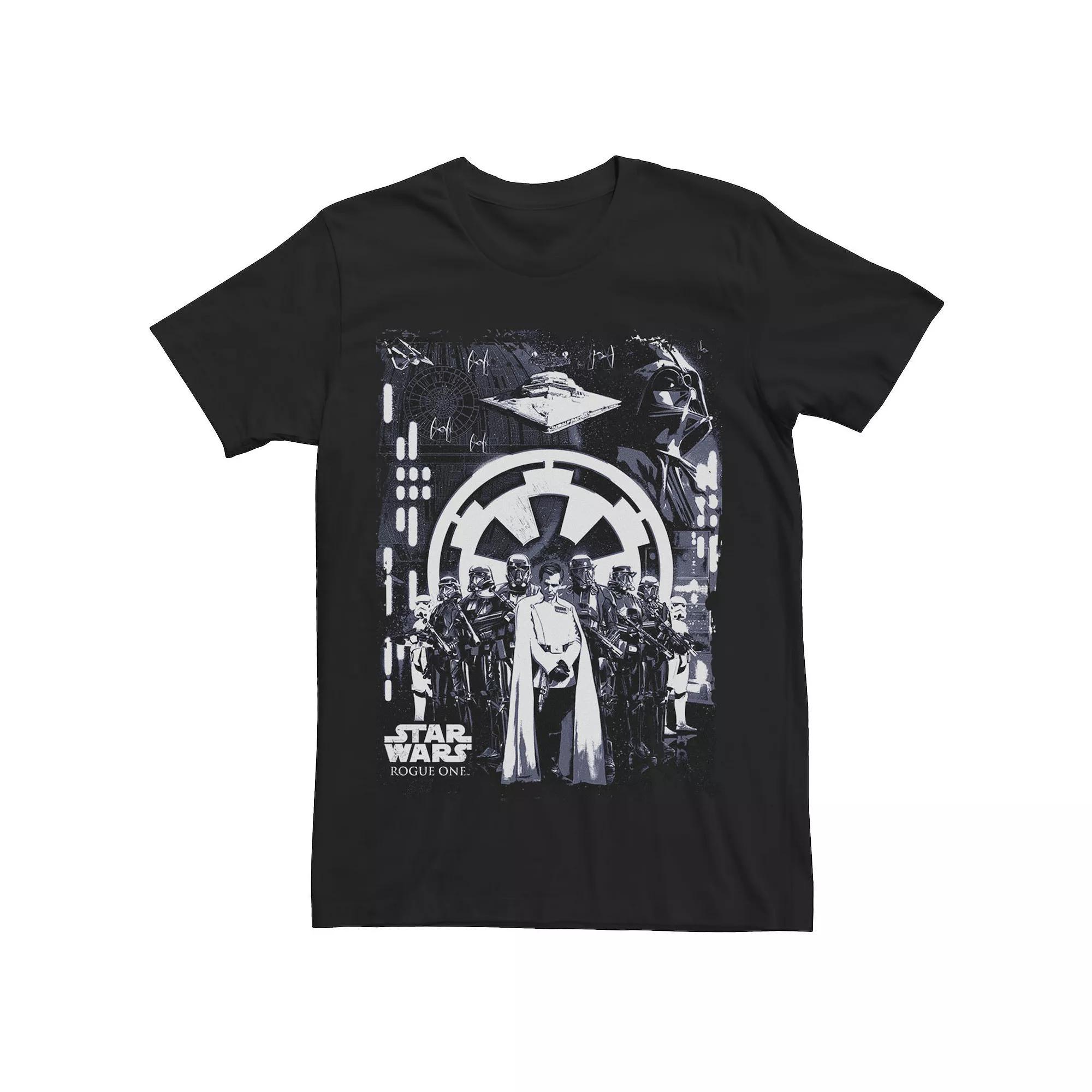 Men's Star Wars Rogue One Imperial Collage Poster Tee, Size: Medium, Black Product Image