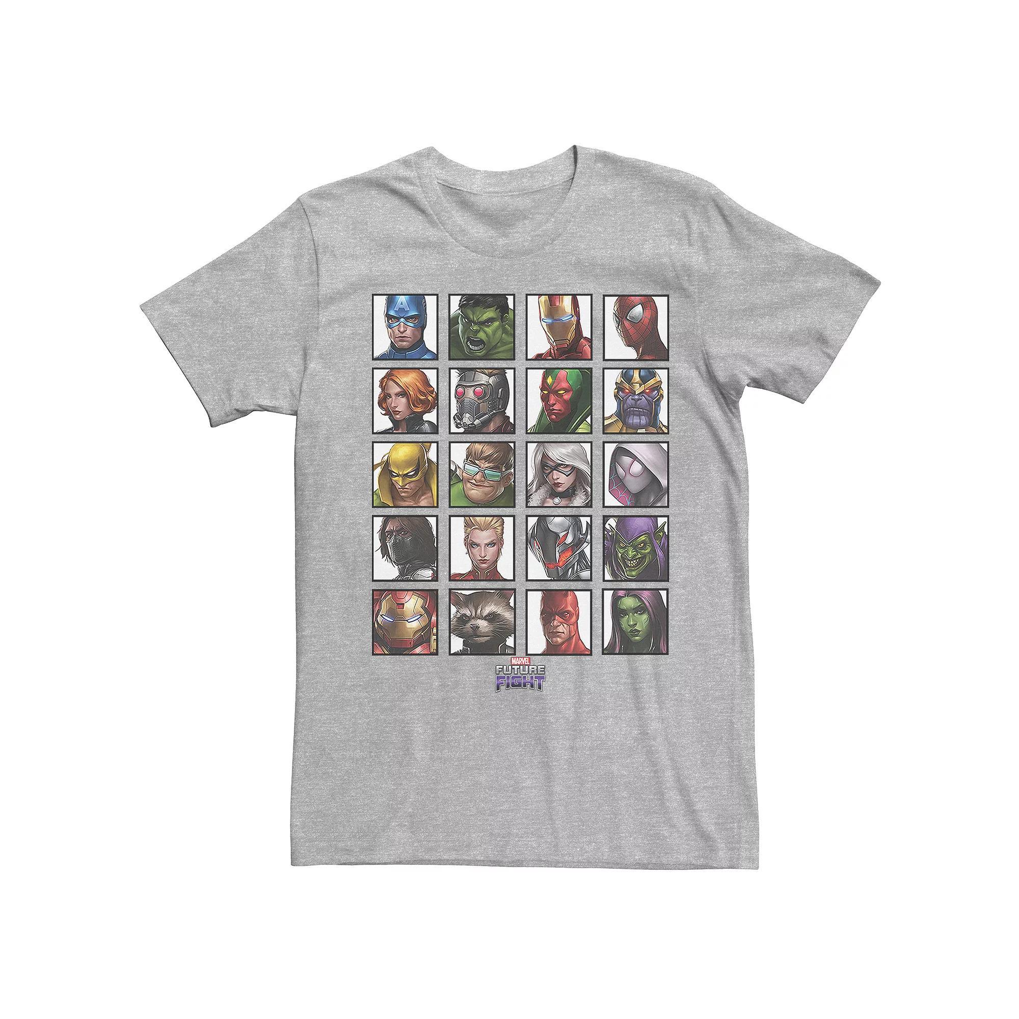 Men's Avengers Group Tee, Size: XL, Athletic Grey Product Image