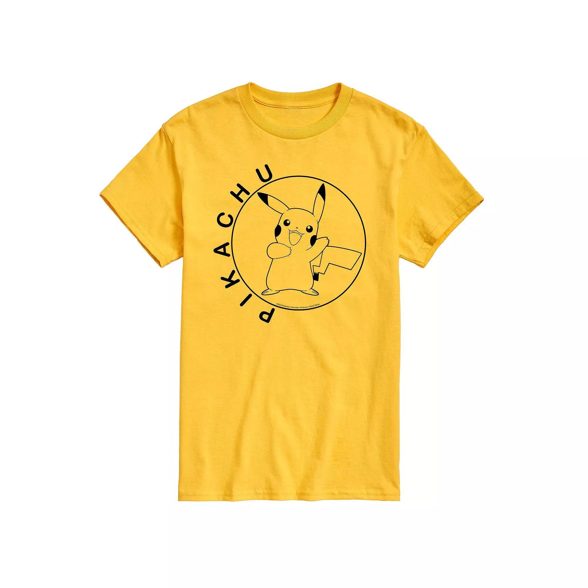 Mens Pokemon Pika Circle Tee Product Image
