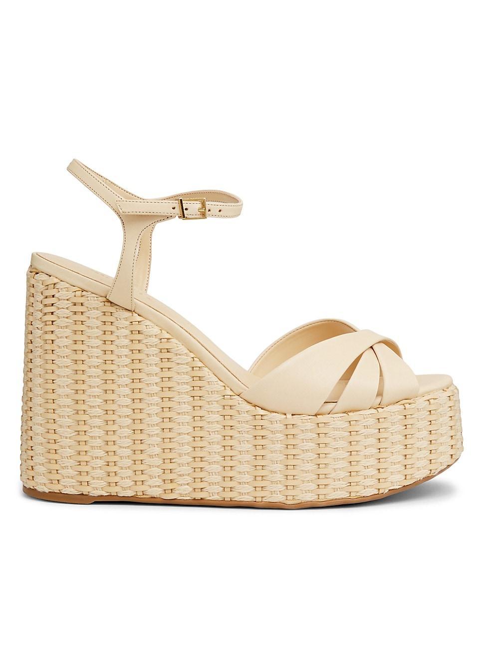 Schutz Womens Keefa Espadrille Wedge Sandals Product Image