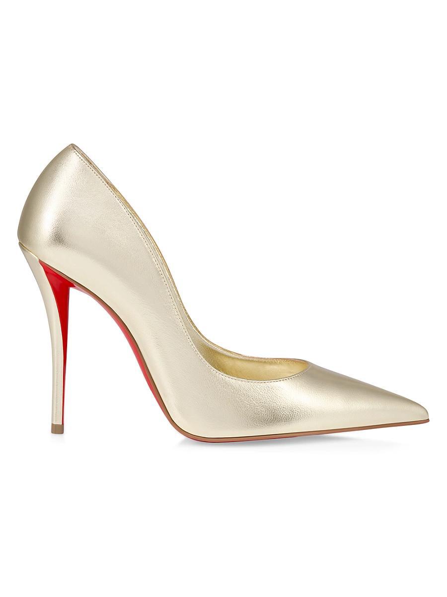 Womens Miss Z 100MM Leather Pumps Product Image