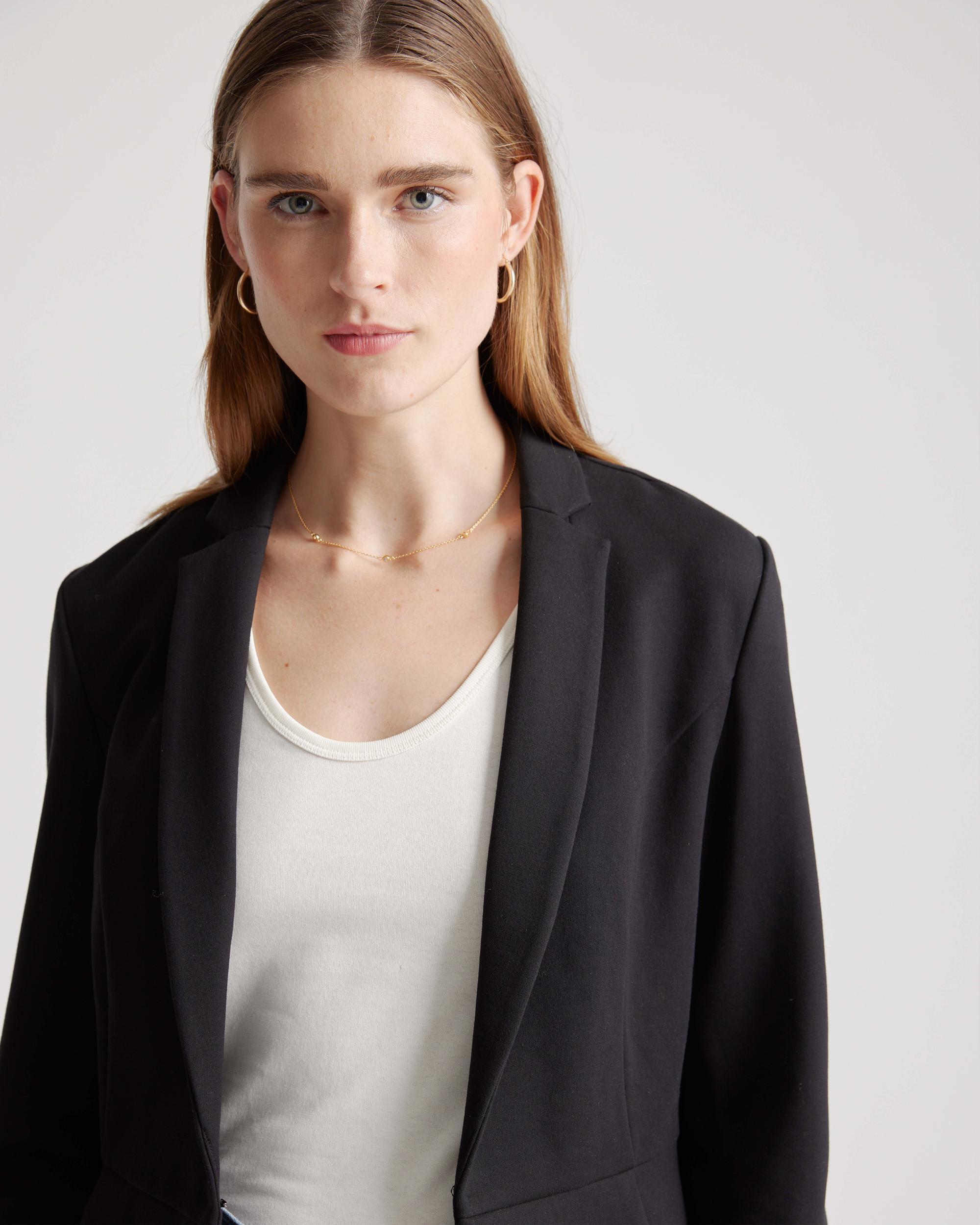Quince | Women's Ultra-Stretch Ponte Blazer Rayon Product Image