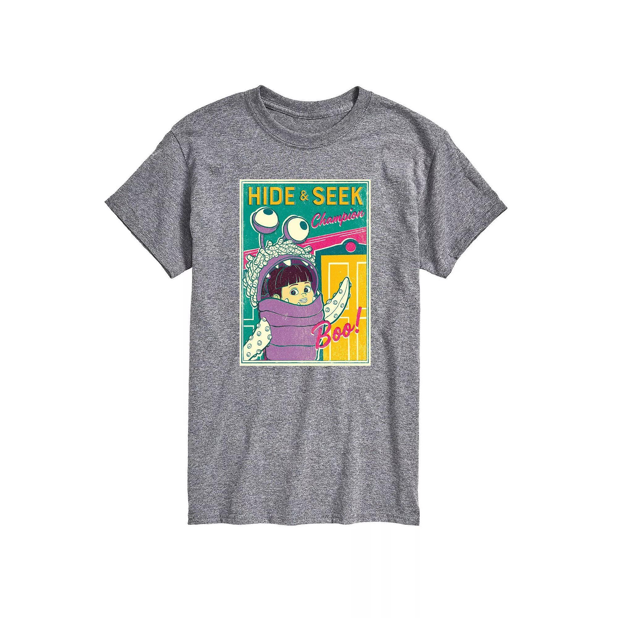 Disneys Monsters Inc. Big & Tall Boo Hide Seek Graphic Tee, Mens Product Image