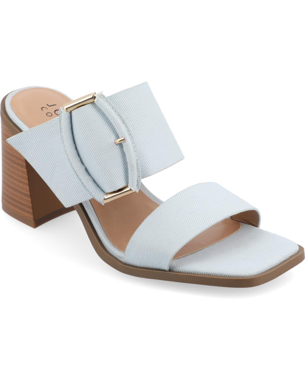 Journee Junie Women's Tru Comfort Foam™ Sandals, Size: 10, Light Blue Product Image