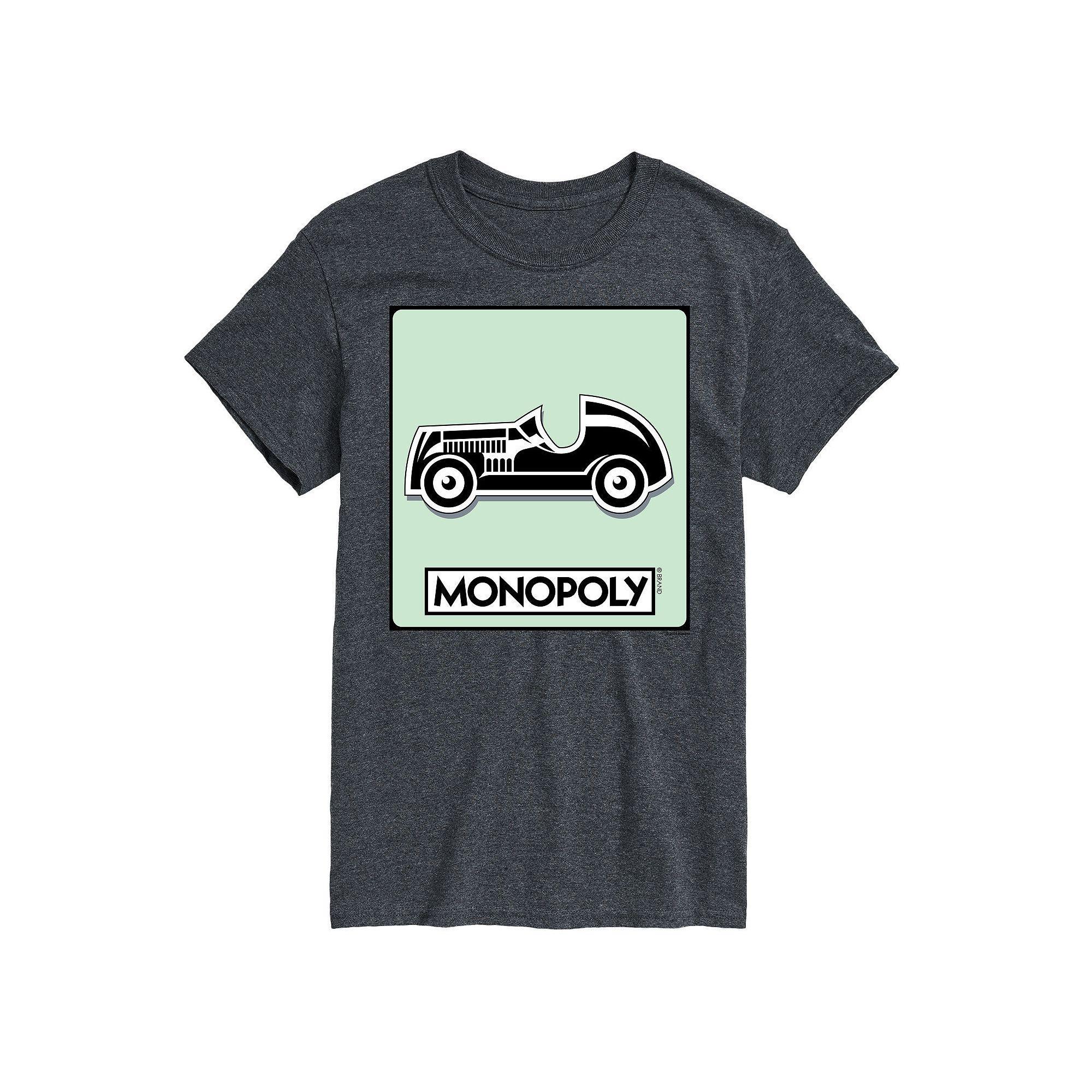 Big & Tall Monopoly Car Game Token Graphic Tee, Mens Product Image