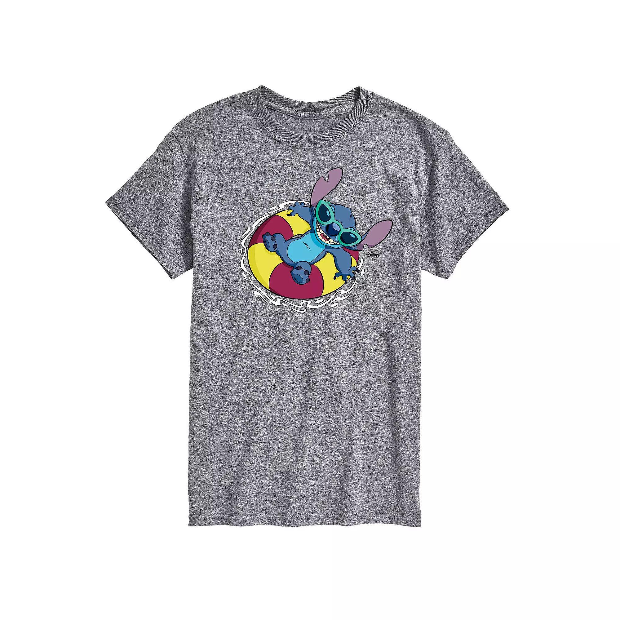 Disneys Lilo & Stitch Big & Tall Tube Stitch Graphic Tee, Mens Product Image