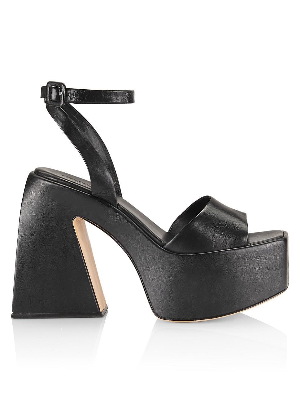 Womens COLLECTION Sky-high Platform Leather Sandals Product Image