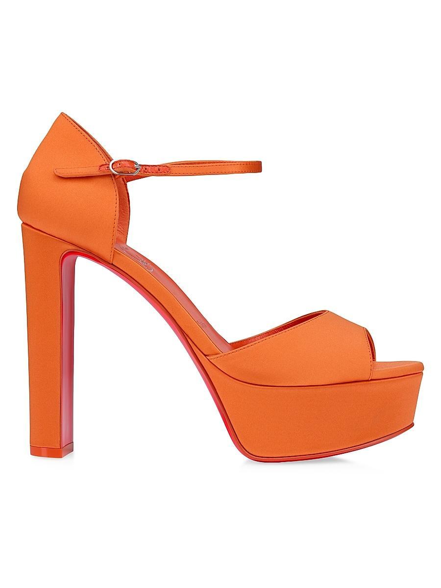 Womens Sandaloo 130MM Satin Sandals Product Image