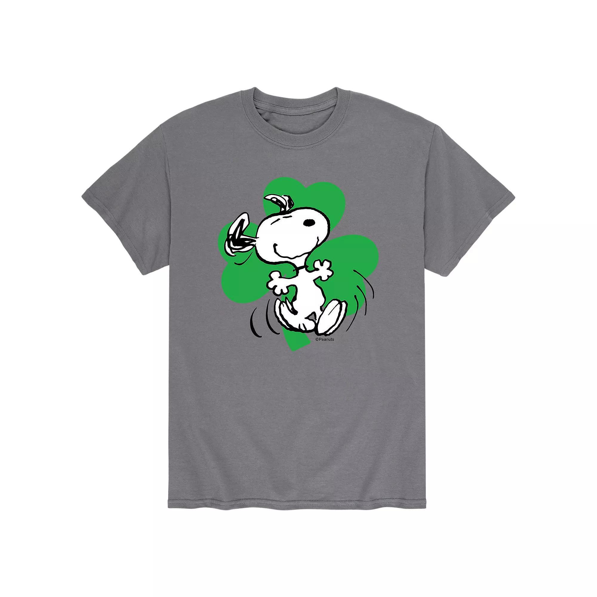 Mens Peanuts Dancing Snoopy St. Patricks Day Tee Product Image
