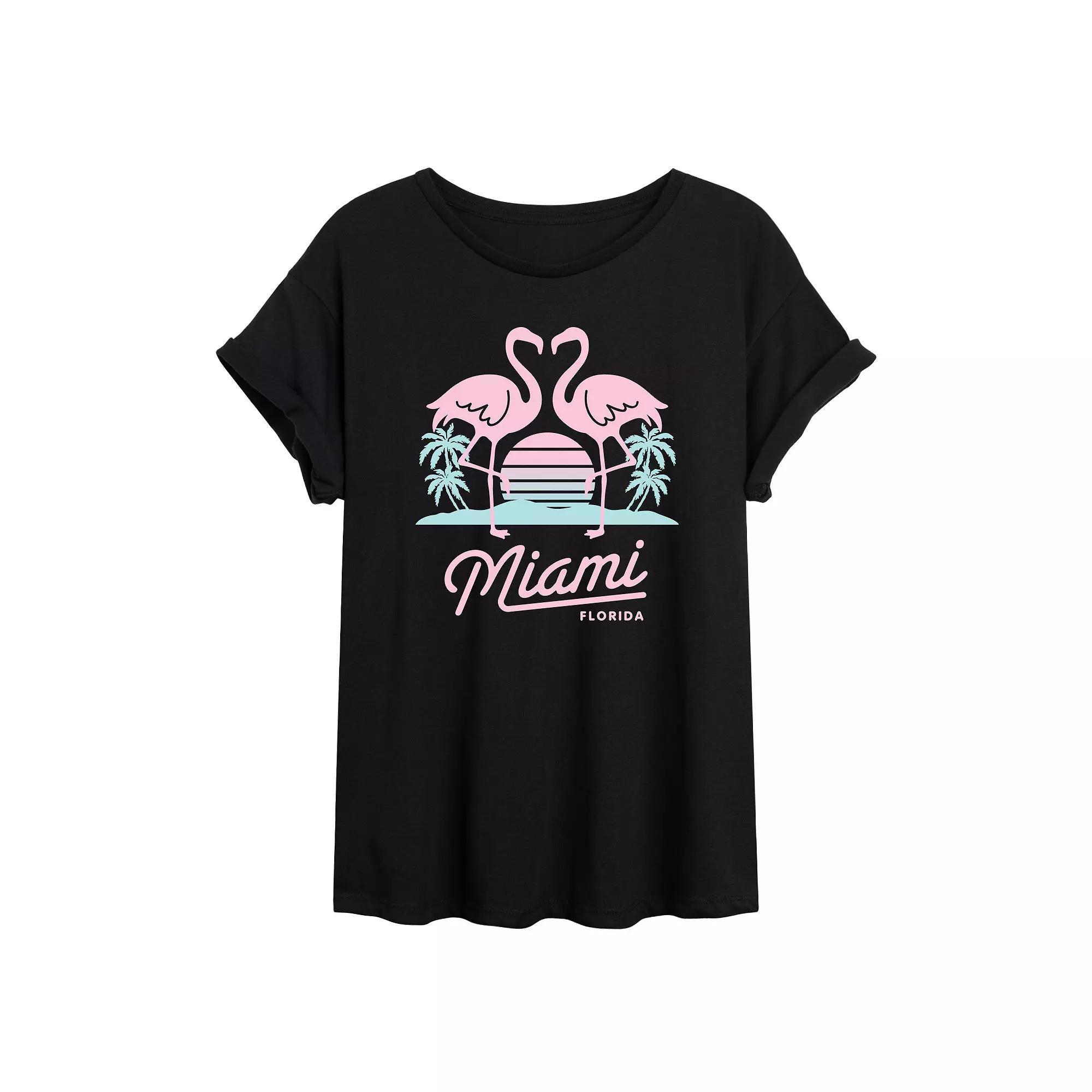 Disney's Mickey Mouse Juniors' Christmas Oversized Tee, Girl's, Size: XL, Black Product Image