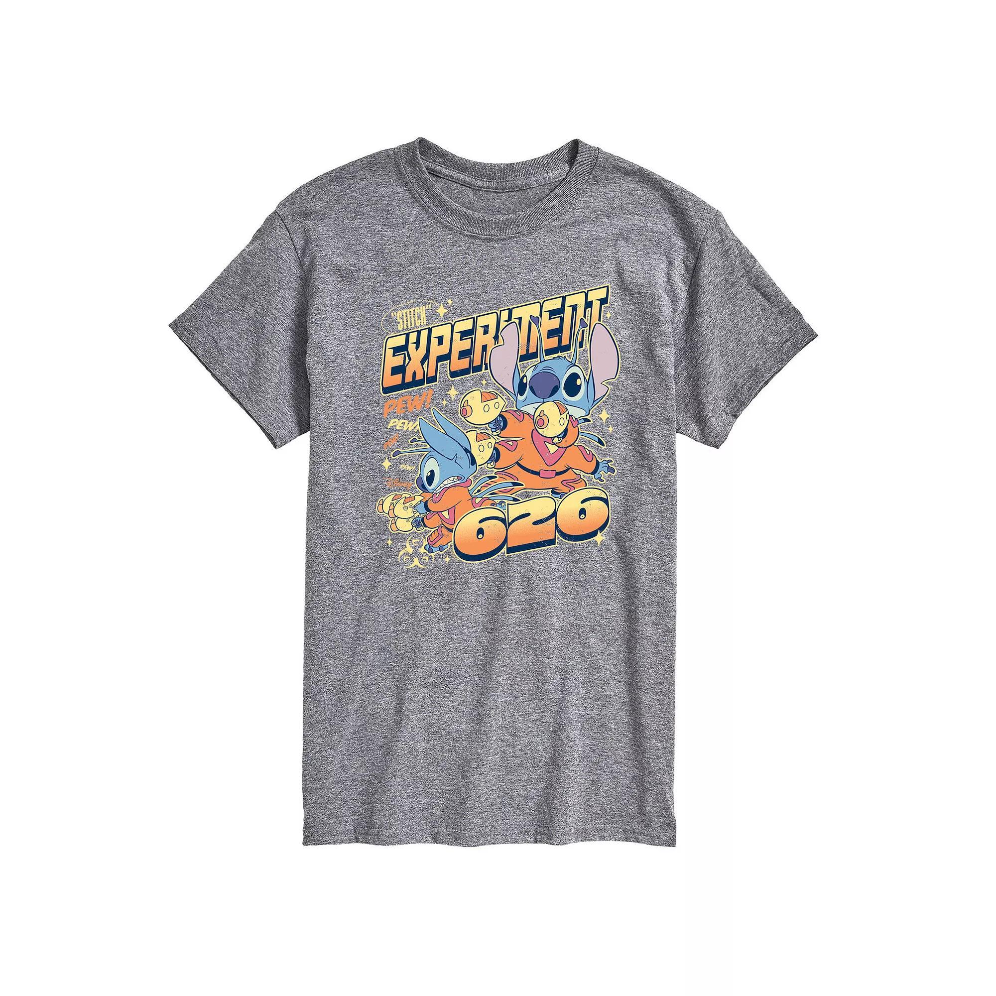 Disney's Lilo & Stitch Men's Experiment 626 Graphic Tee, Size: XL, Grey Gray Product Image