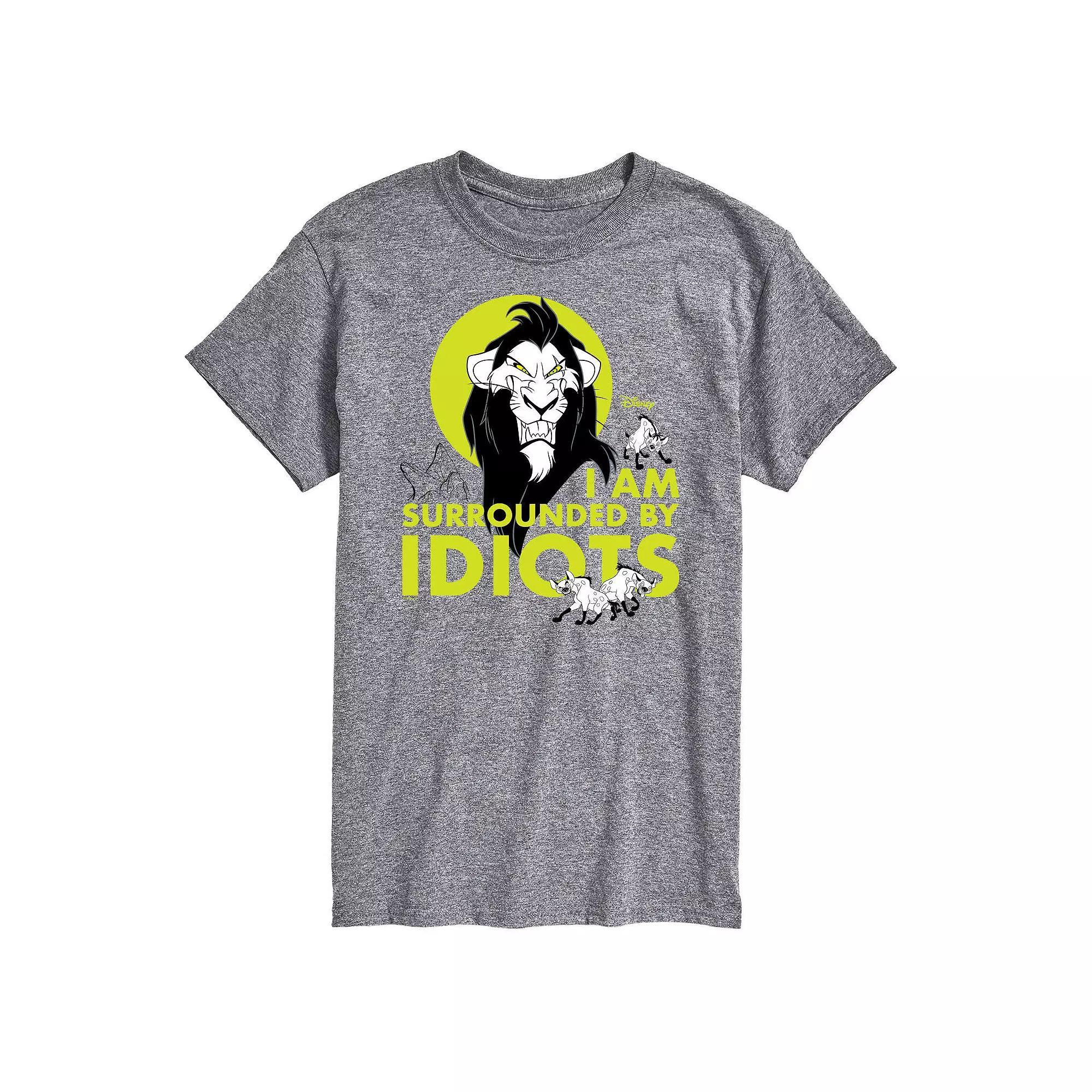 Disney Villains Lion King Mens I am Surrounded By Idiots Graphic Tee Product Image
