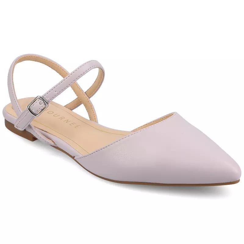 Journee Martine Womens SuperNatural Shades Tru Comfort Foam Dress Flats Purple Product Image