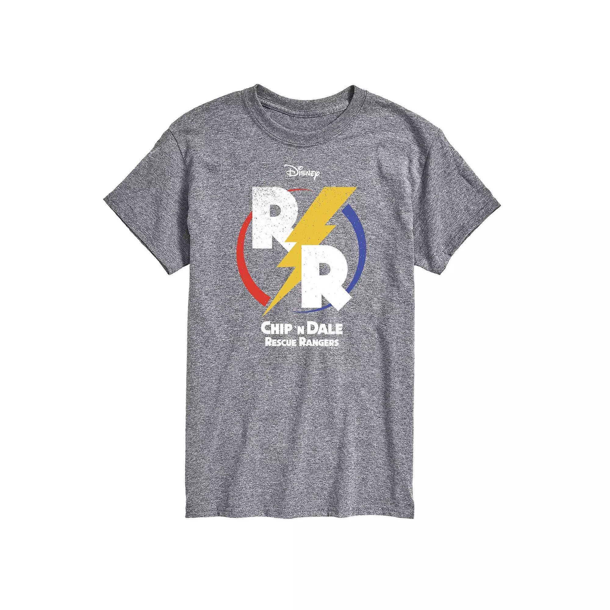 Disney's Mickey Mouse Men's Chip 'N Dale Rescue Rangers Logo Graphic Tee, Size: XL, Black Product Image