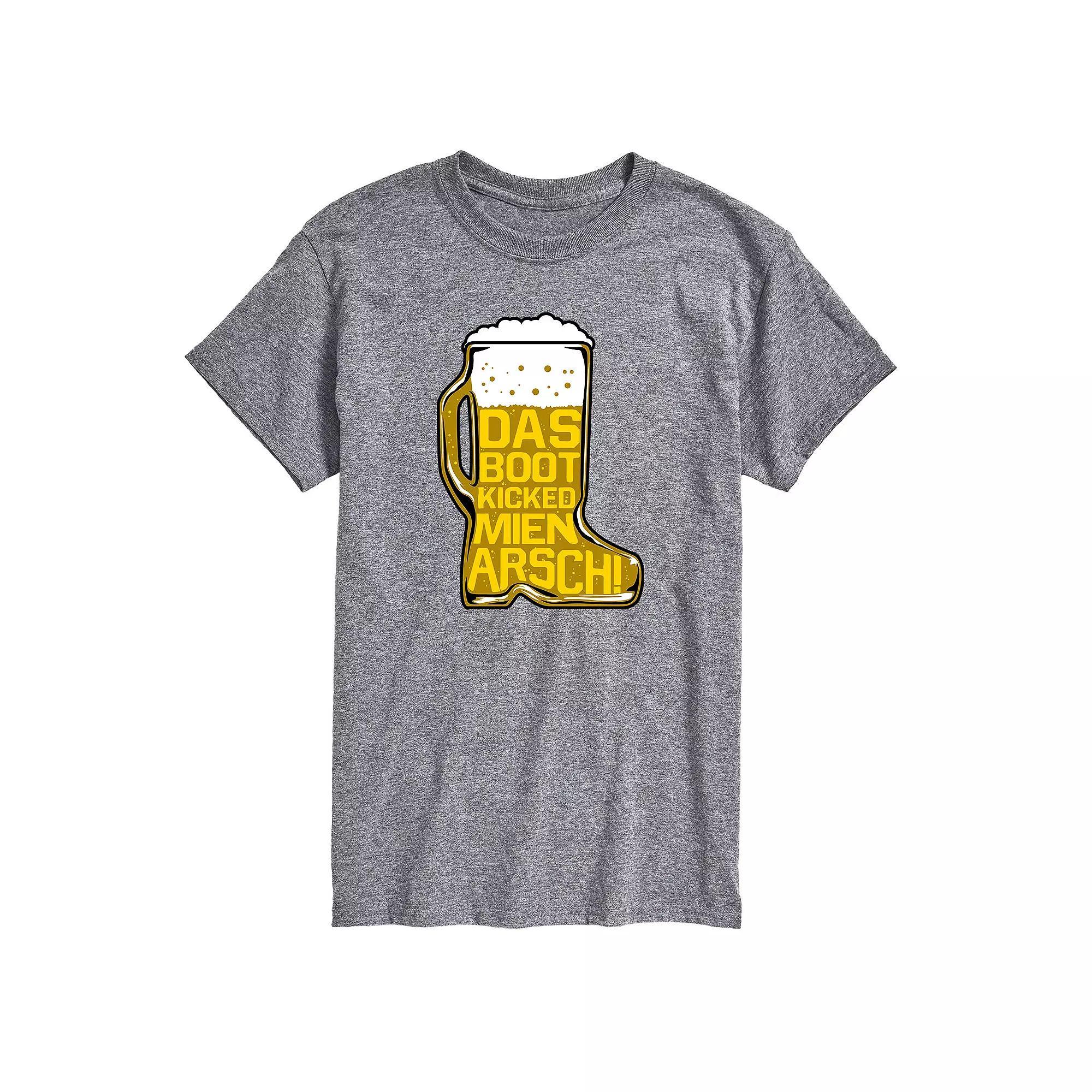 Big & Tall Beer Glass DasBoot Graphic Tee, Mens Product Image