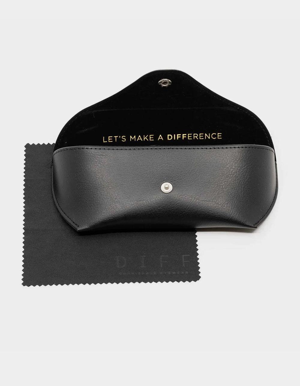 DIFF EYEWEAR Maxwell XL Polarized Sunglasses - BLACK COMBO Product Image