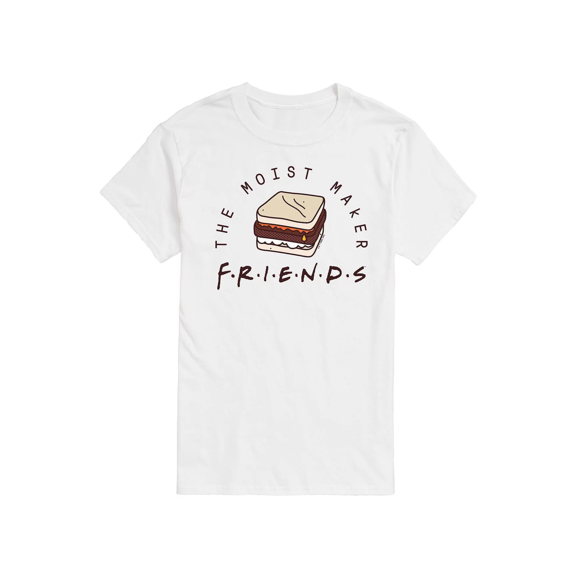 Men's Friends Thanksgiving Graphic Tee, Size: Large, Yellow Product Image