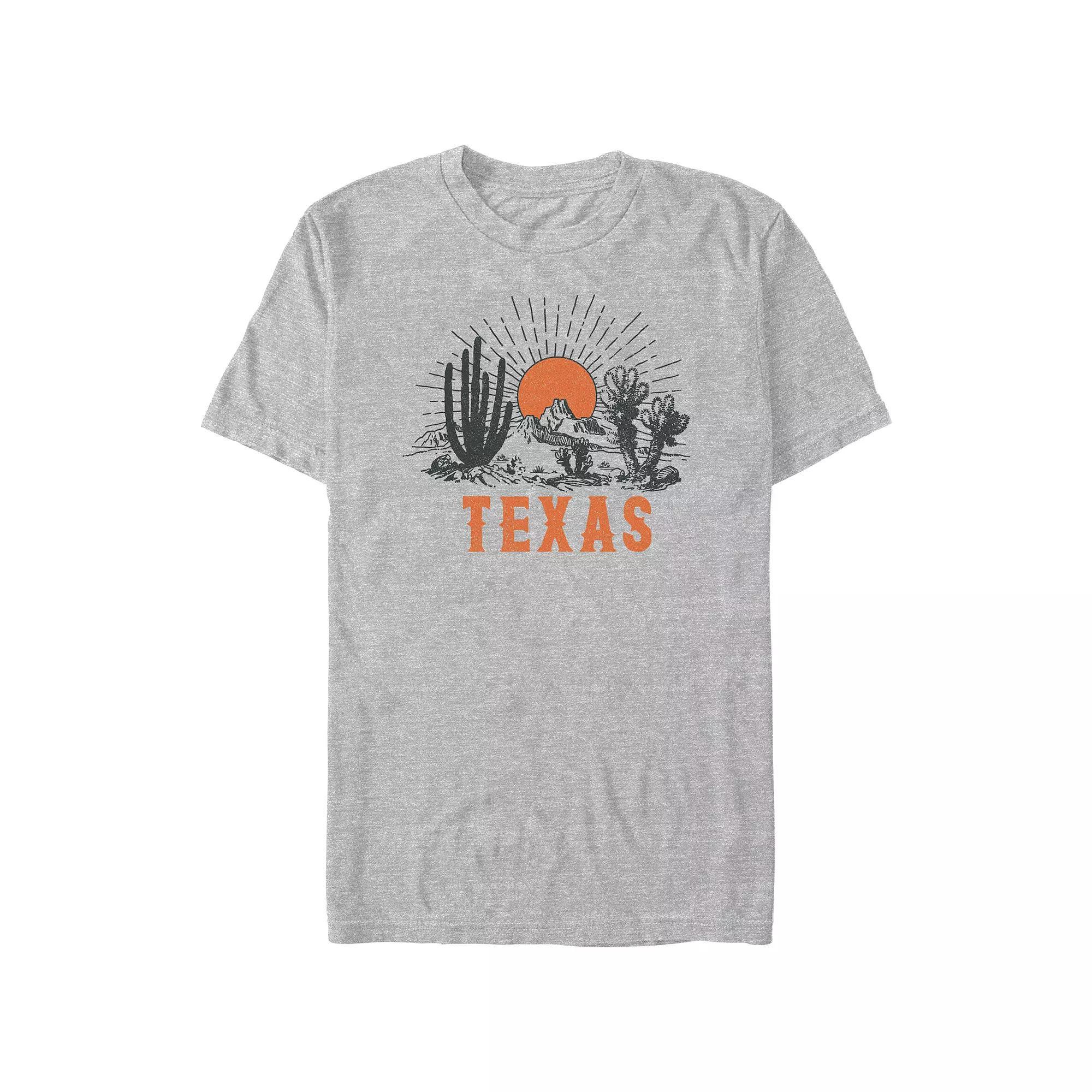Big & Tall Texas Desert Graphic Tee, Men's, Size: 4XL Tall, White Product Image