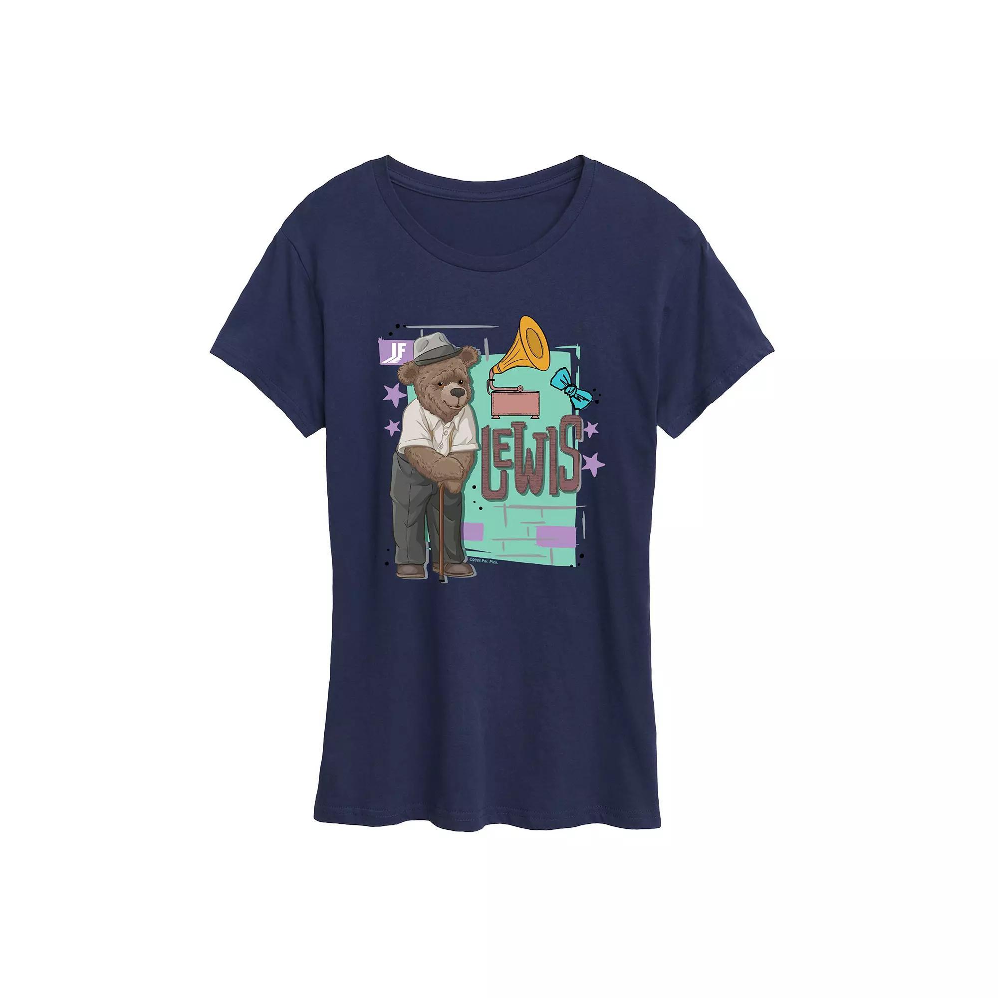 Womens IF Movie Lewis Poster Graphic Tee Blue Product Image