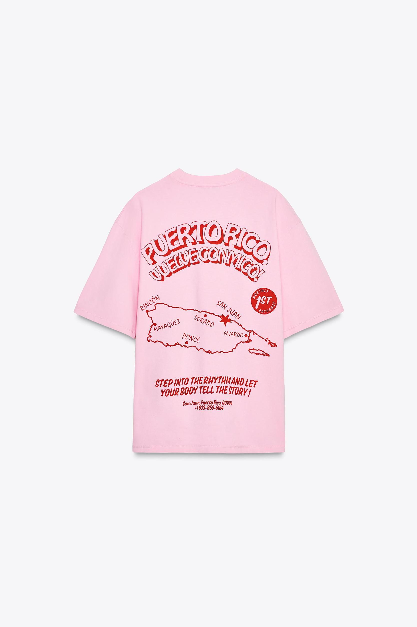 WASHED EFFECT PRINTED T-SHIRT Product Image