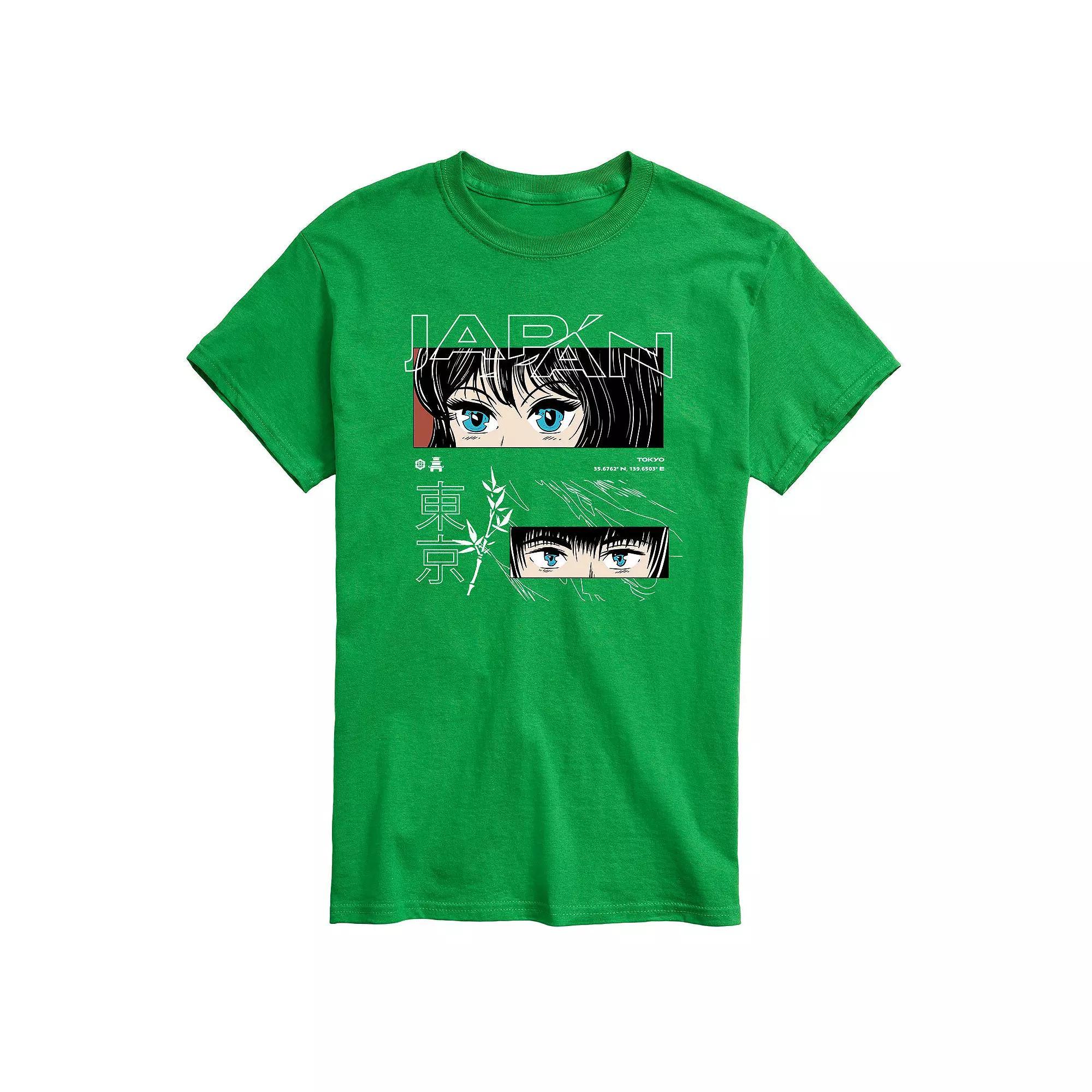 Mens Anime Mortal Love Tee Grey Product Image