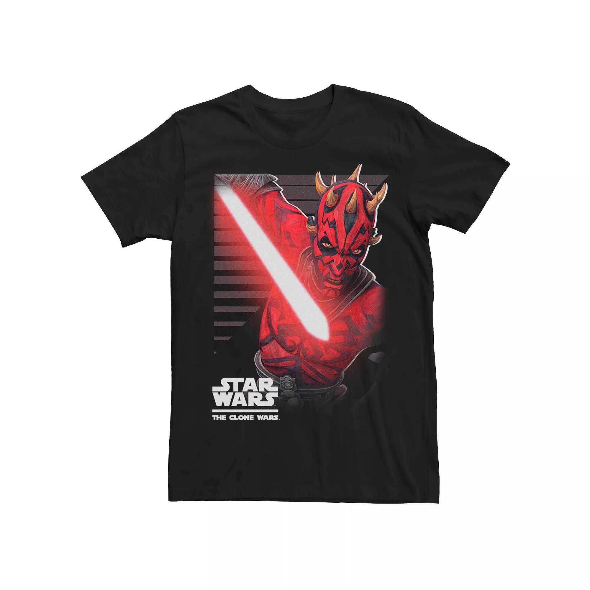 Men's Star Wars Clone Wars Maul Strikes Tee, Size: XL, Black Product Image