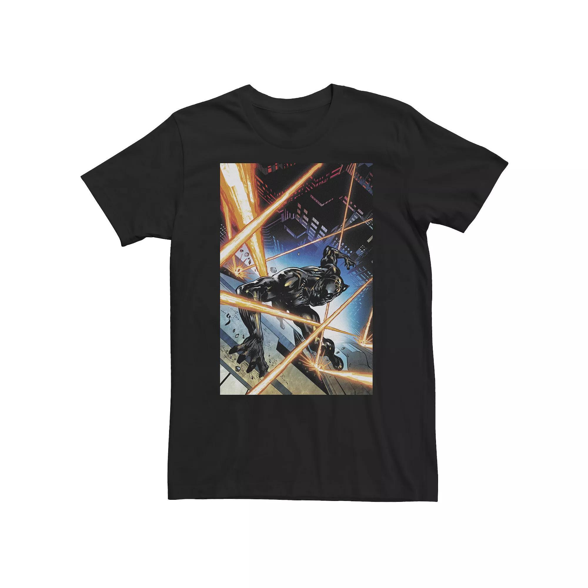 Big & Tall Marvel Black Panther Comixology Comic Cover Tee, Men's, Size: 3XL Tall Product Image