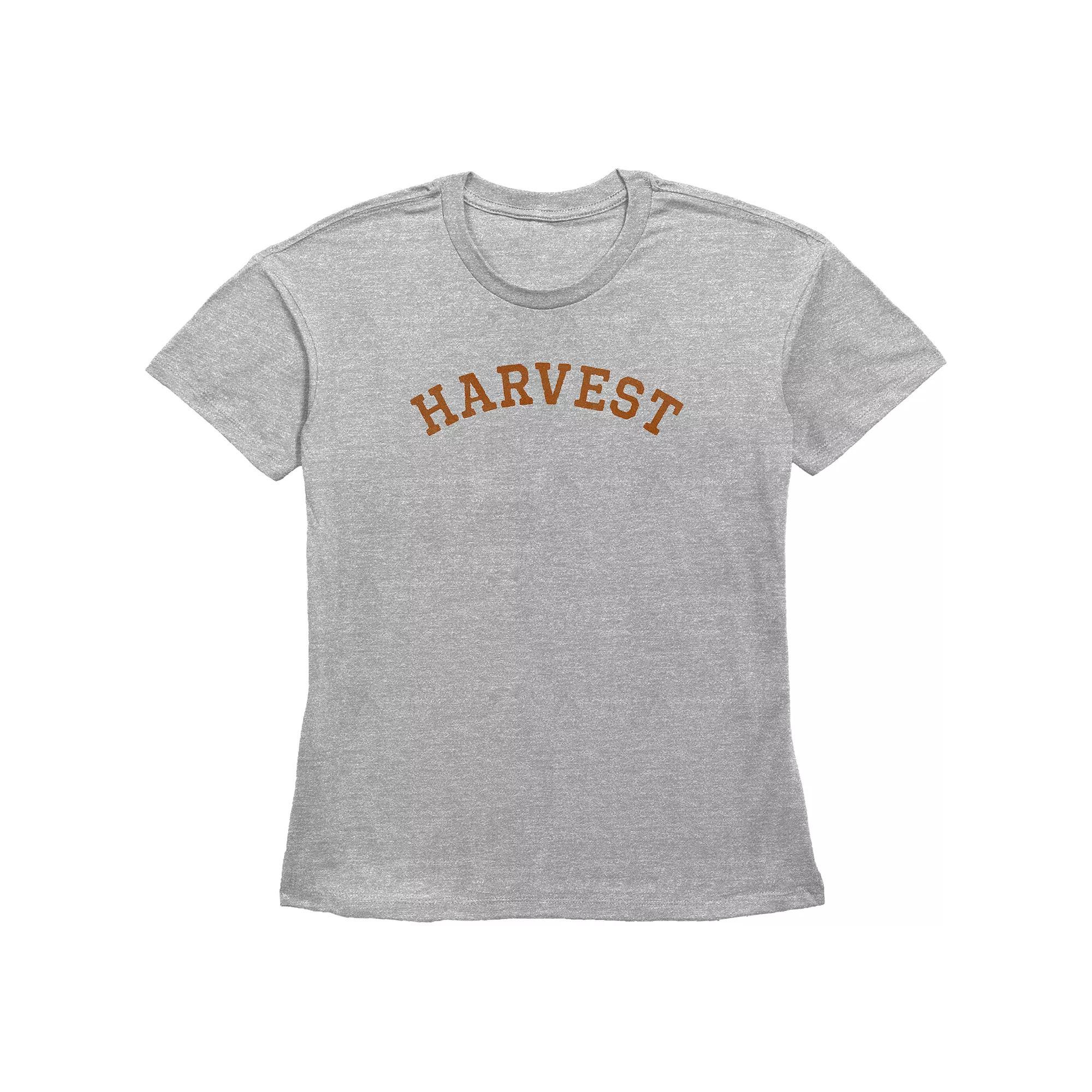 Women's Harvest Graphic Tee, Size: XL, Grey Gray Product Image