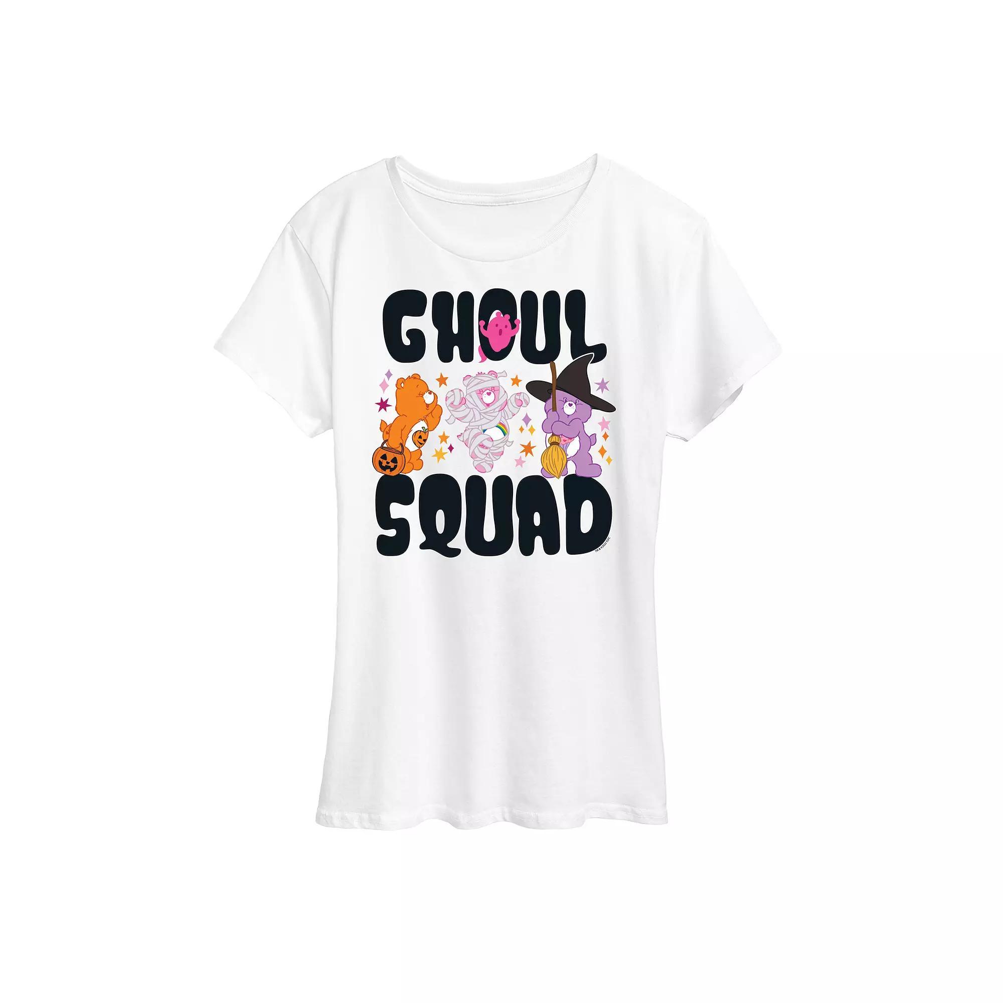 Womens Care Bears Halloween Ghoul Squad Graphic Tee, Girls Product Image