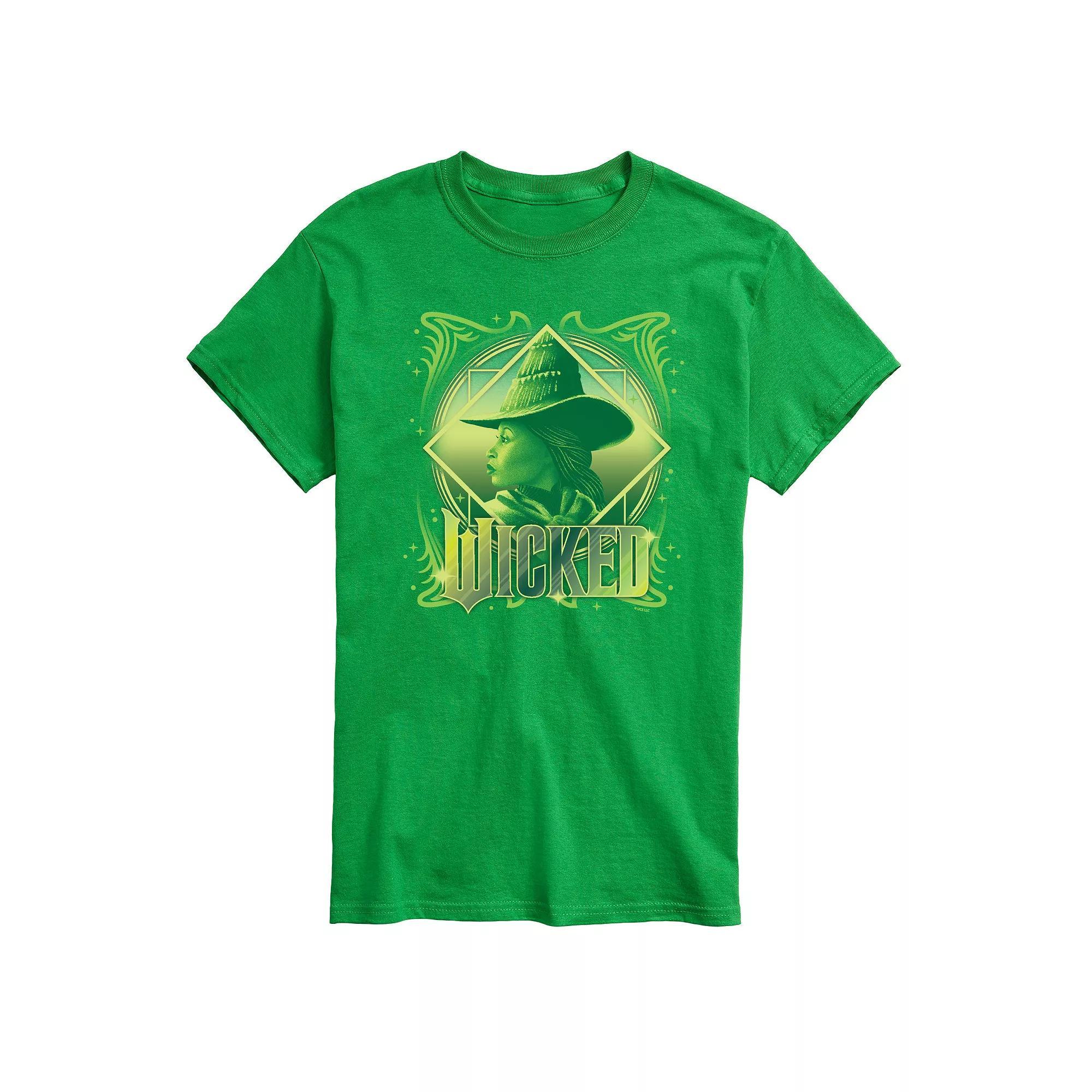 Big & Tall Wicked Elphaba Portrait Graphic Tee, Mens Product Image