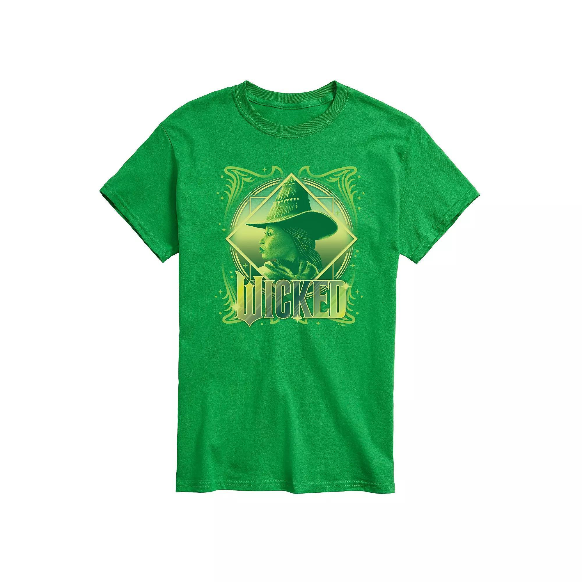 Big & Tall Wicked Elphaba Portrait Graphic Tee, Mens Product Image